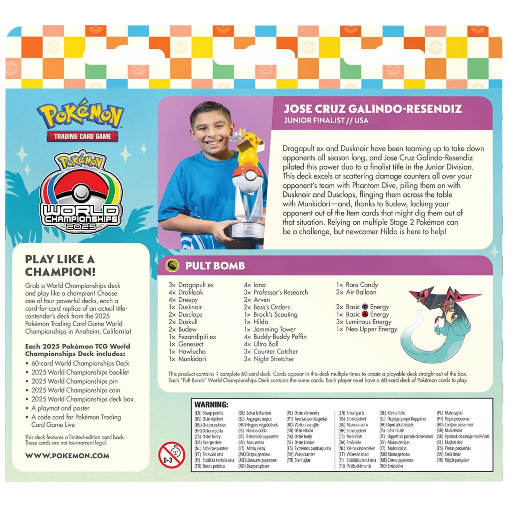 2025 Pokemon TCG World Championships Deck - Jose Deck - Image 2