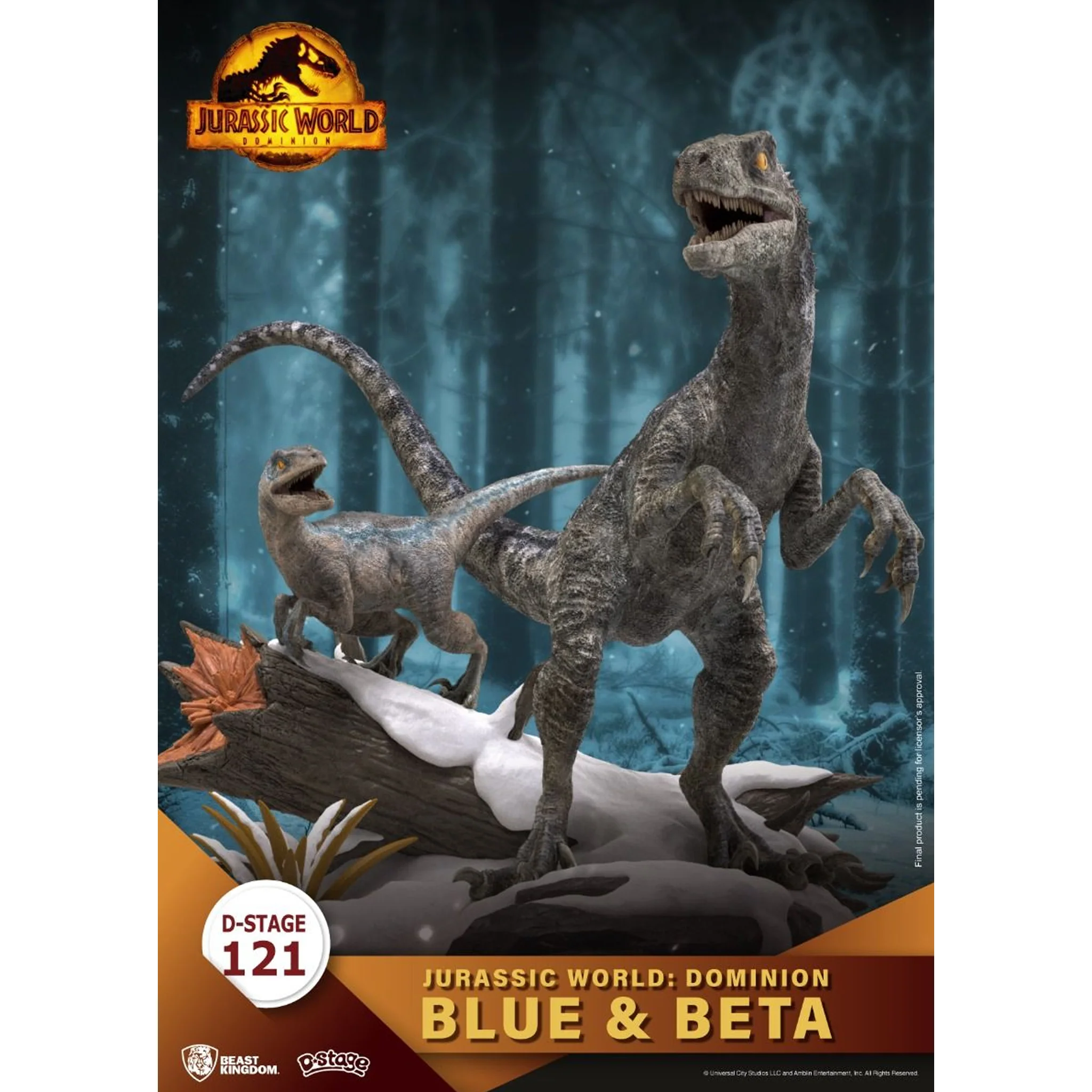 Beast Kingdom D Stage Jurassic World Dominion - Blue & Beta - Image 4