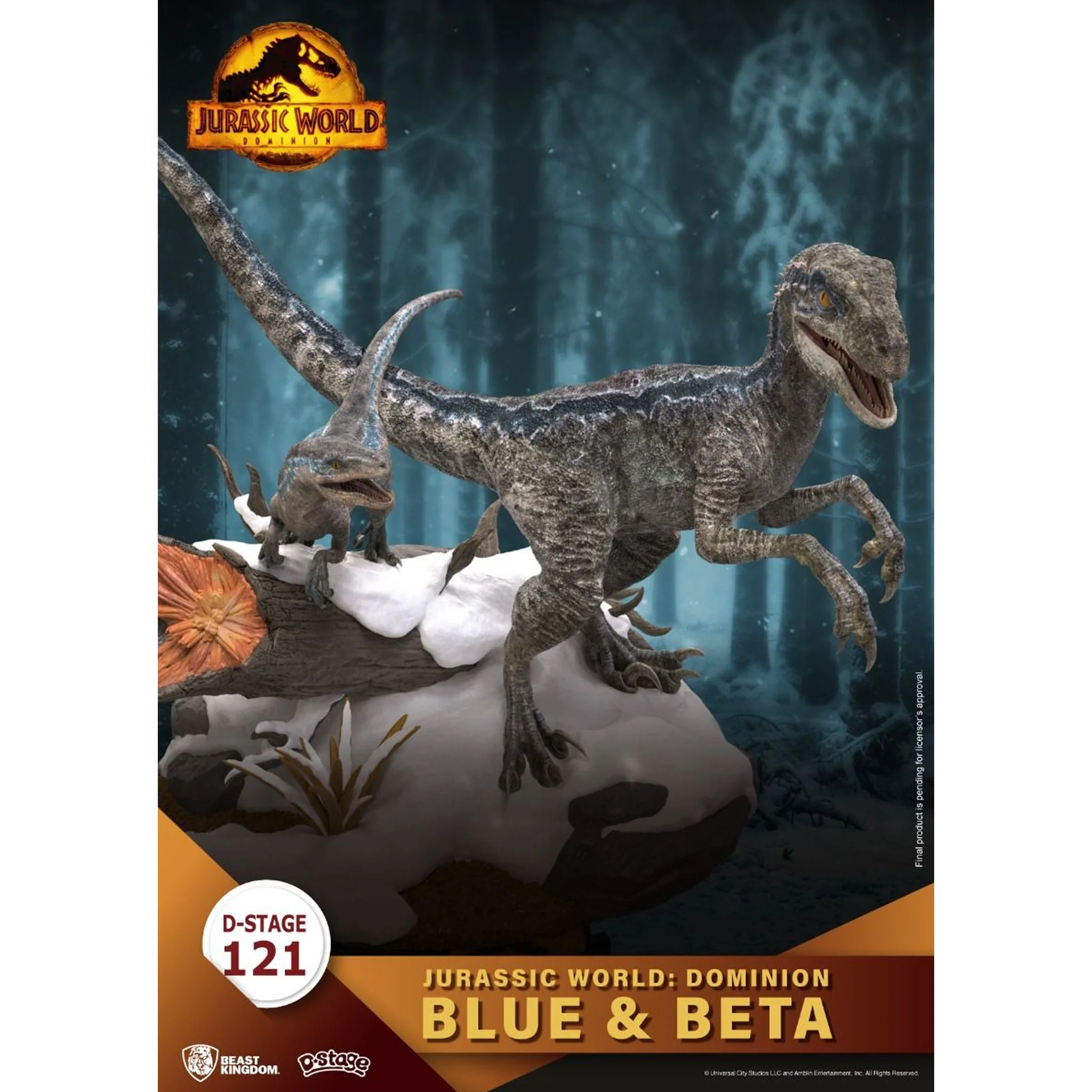 Beast Kingdom D Stage Jurassic World Dominion - Blue & Beta - Image 5