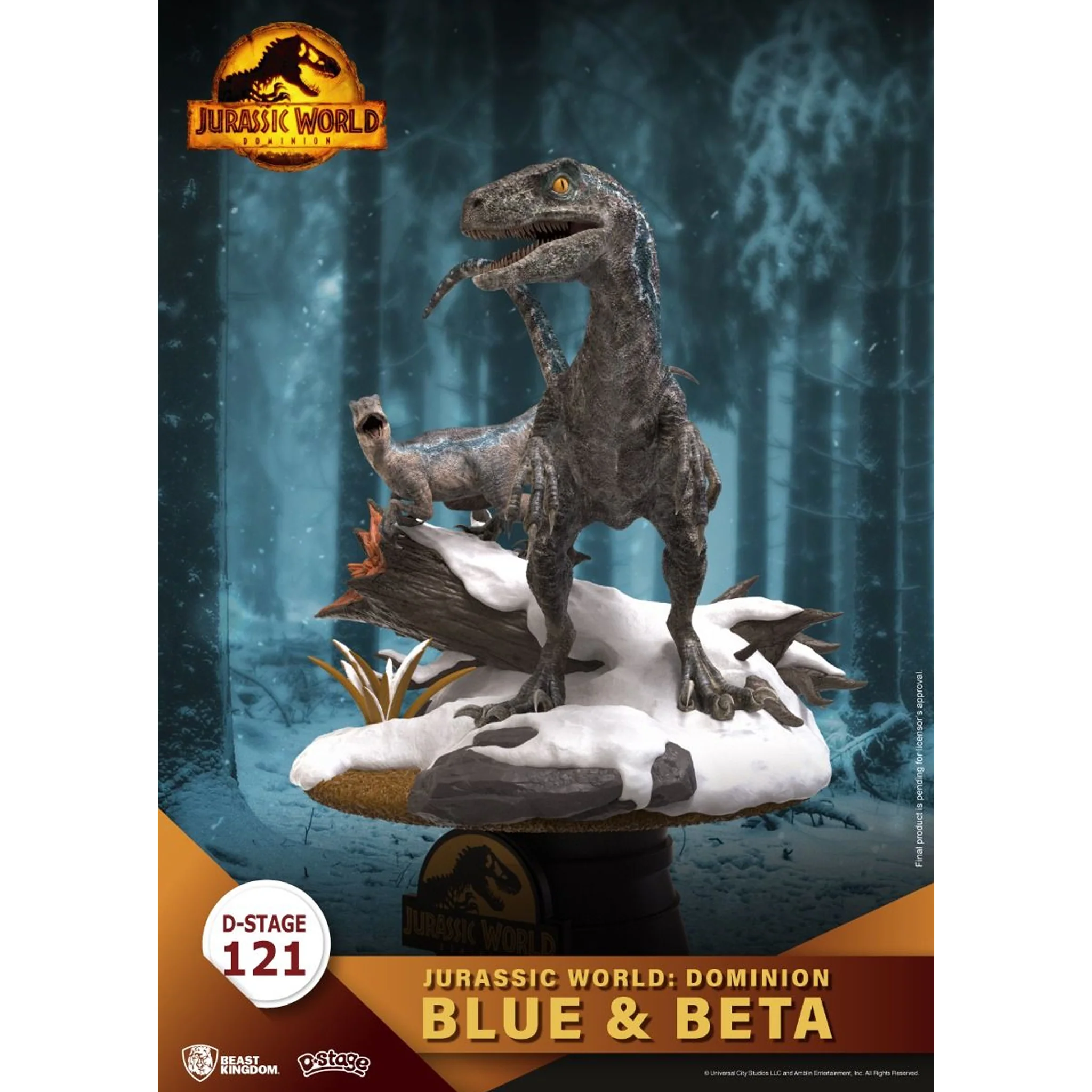 Beast Kingdom D Stage Jurassic World Dominion - Blue & Beta - Image 6