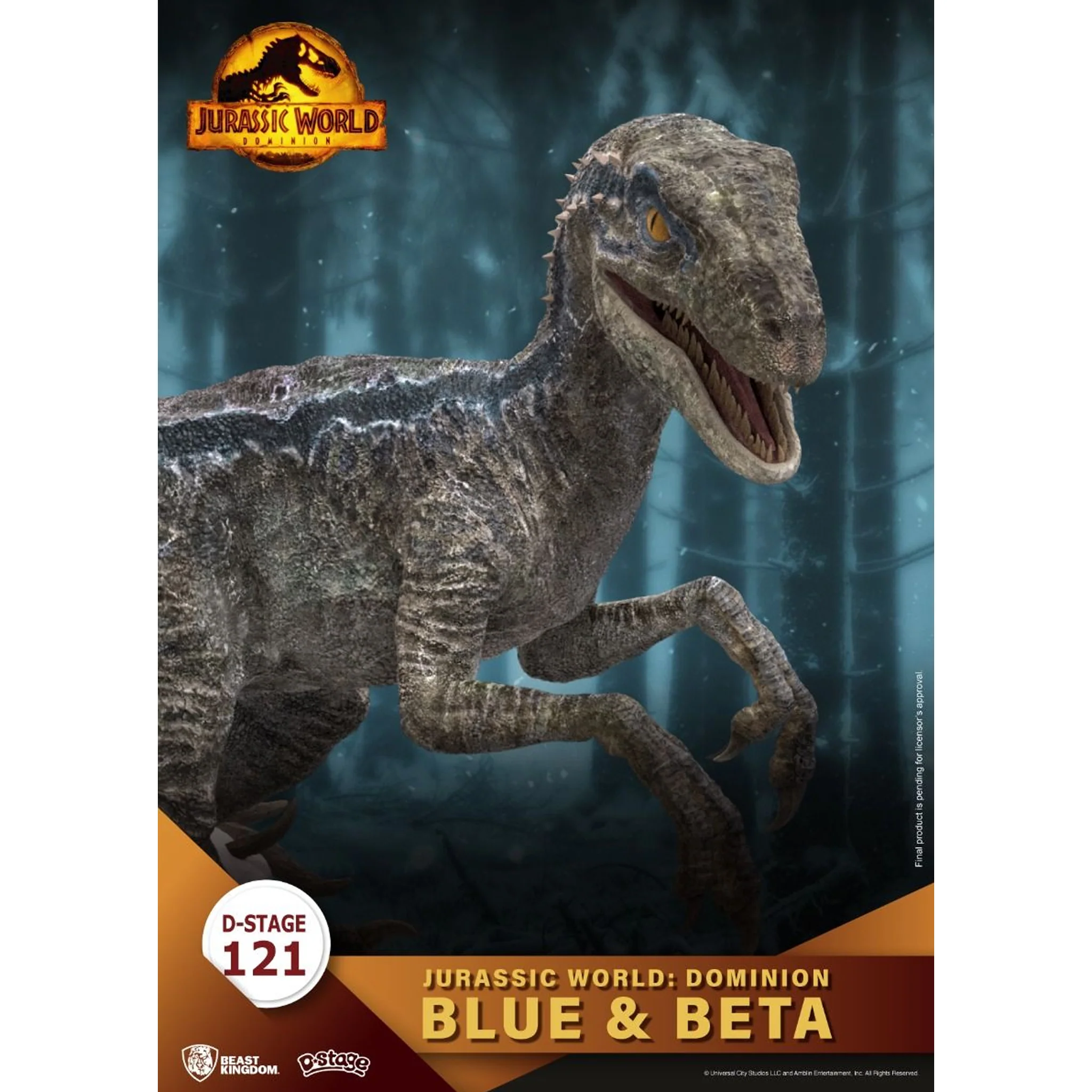 Beast Kingdom D Stage Jurassic World Dominion - Blue & Beta - Image 7