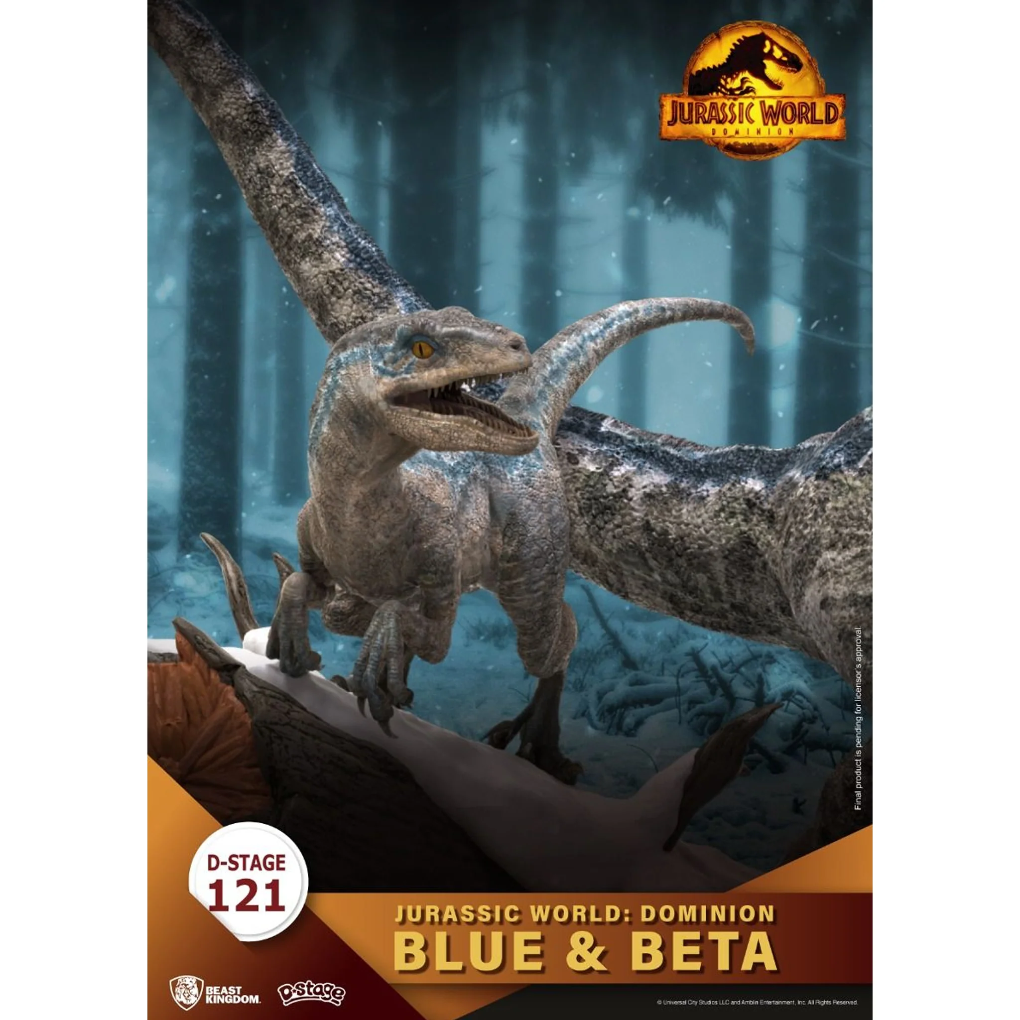 Beast Kingdom D Stage Jurassic World Dominion - Blue & Beta - Image 8