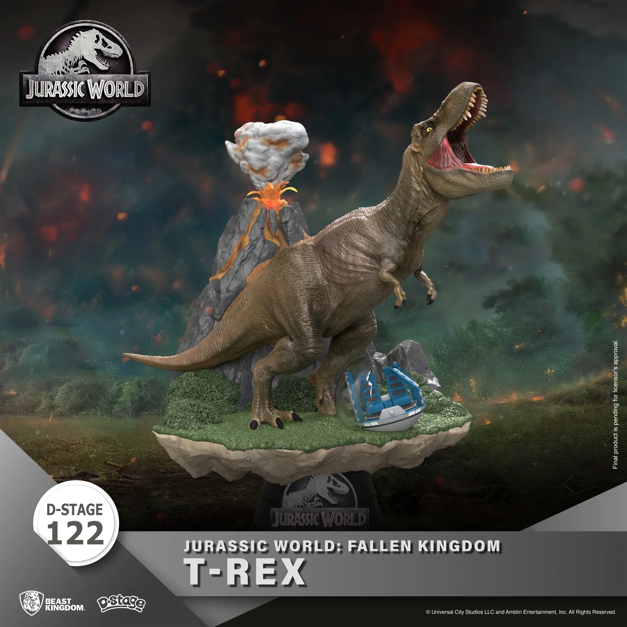 Beast Kingdom D Stage Jurassic World Fallen Kingdom - T Rex - Image 13