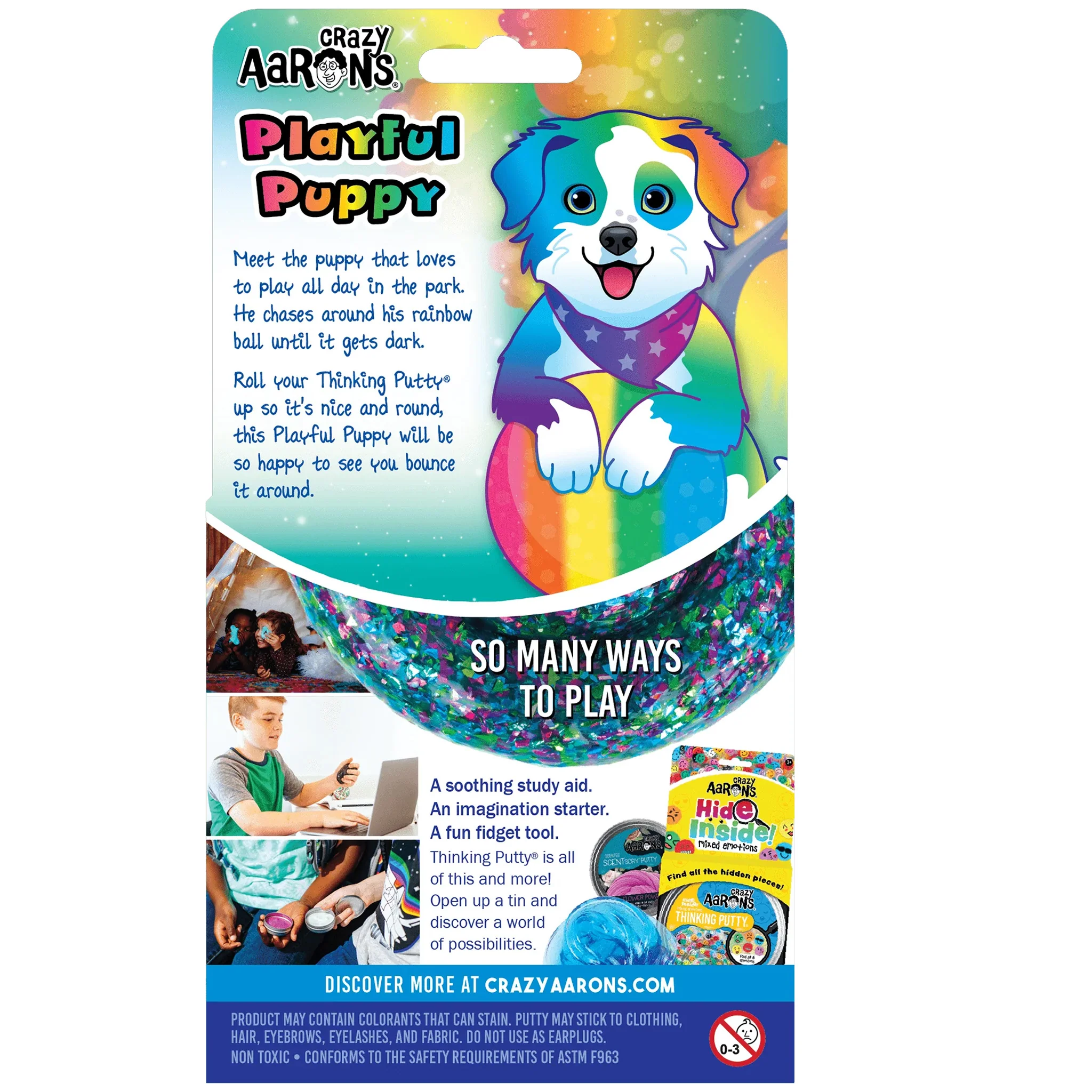 Crazy Aarons Playful Puppy Thinking Putty - Image 9