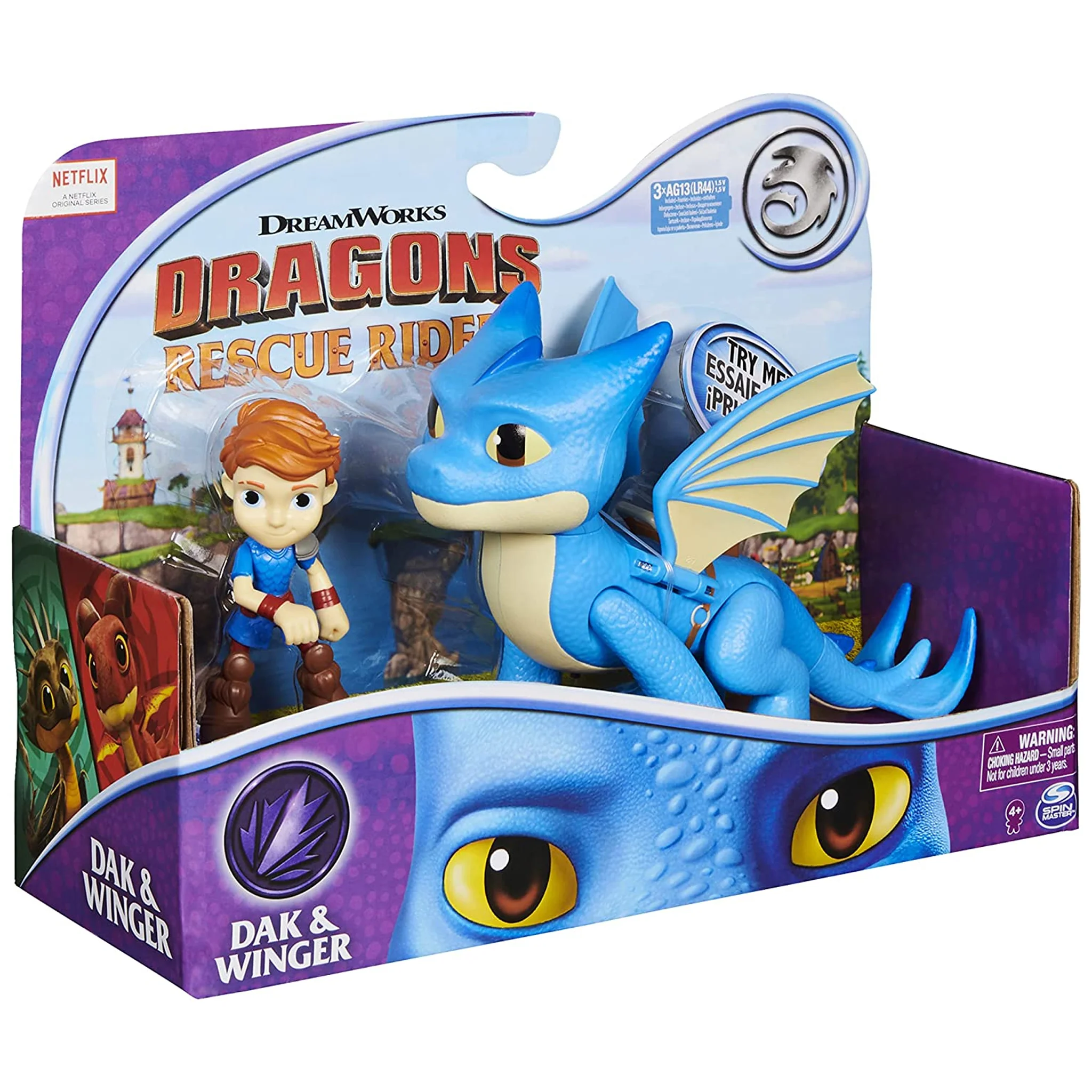 Dreamworks Dragons Rescue Riders - Winger & Dak - Damaged Box - Image 4