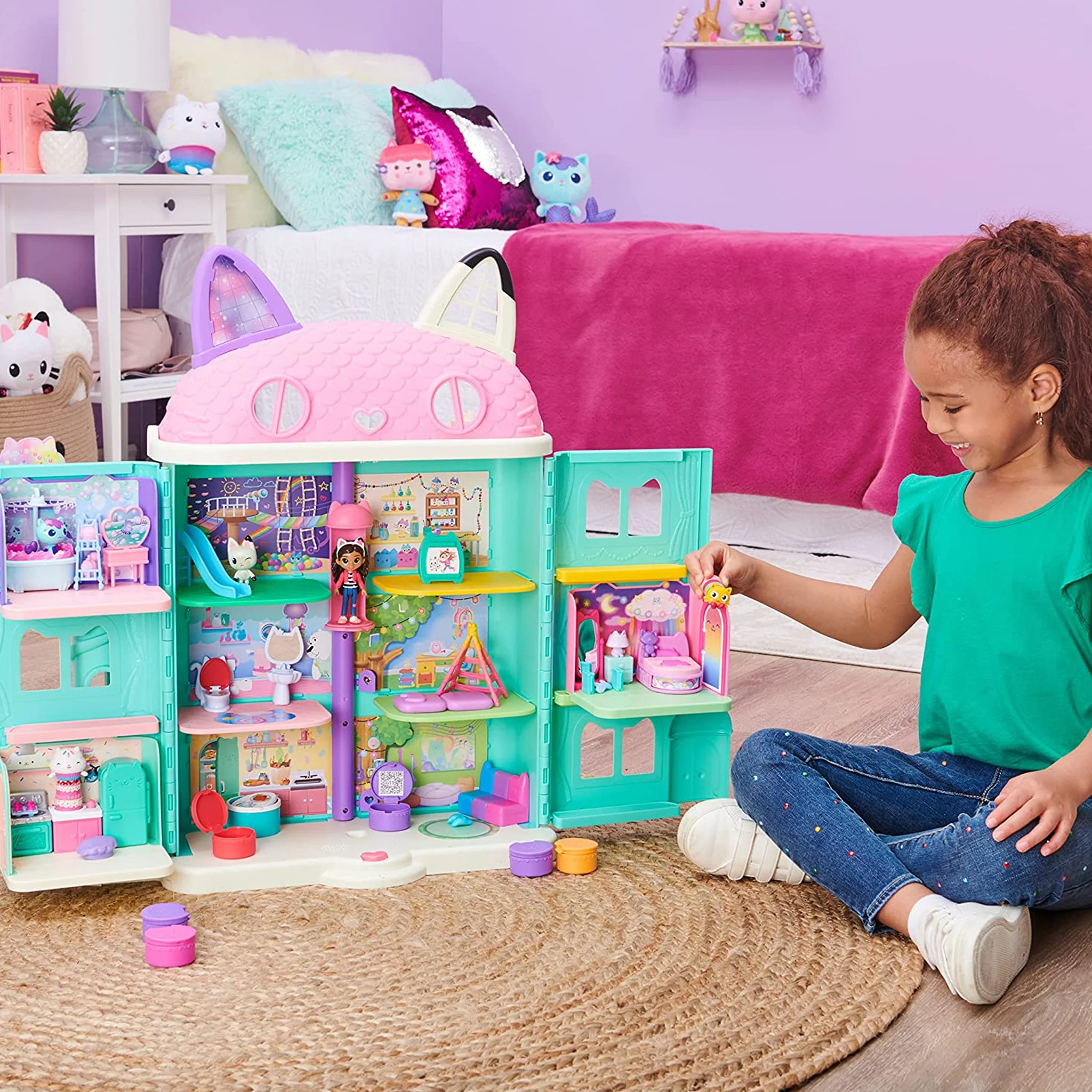 Gabby's Dollhouse - Pillow Cat's Sweet Dreams Bedroom - Image 7
