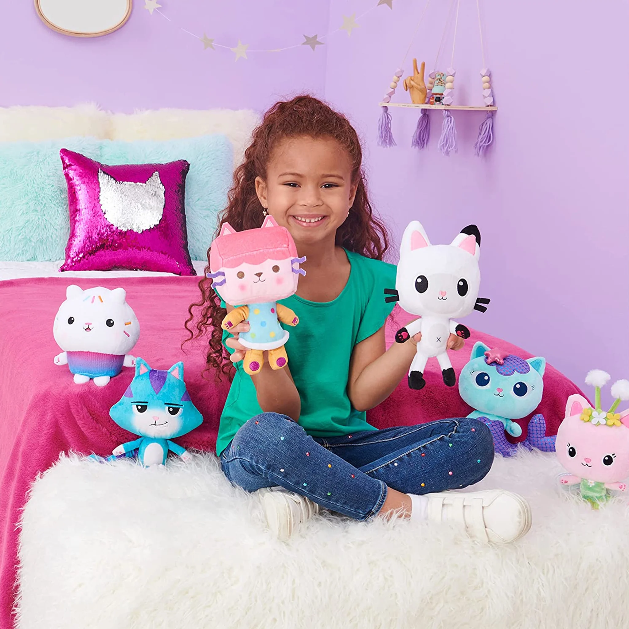 Gabby's Dollhouse - Purr-ific Plush Pillow Cat - Image 8