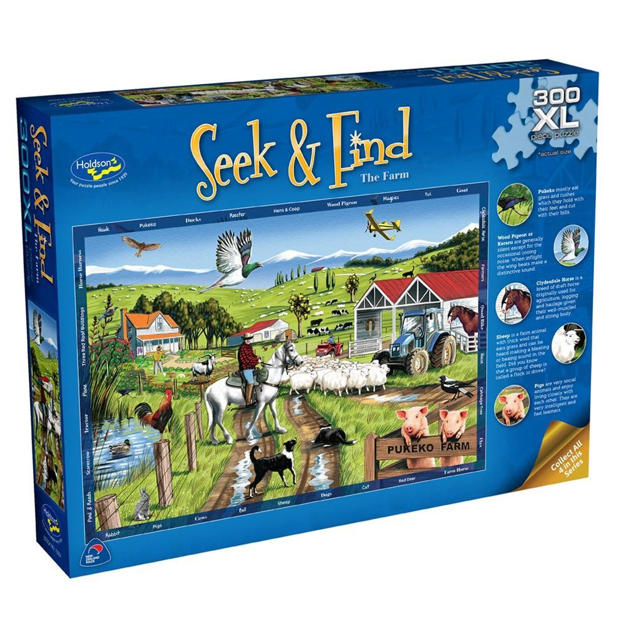 Holdson Seek & Find The Farm 300XL Piece