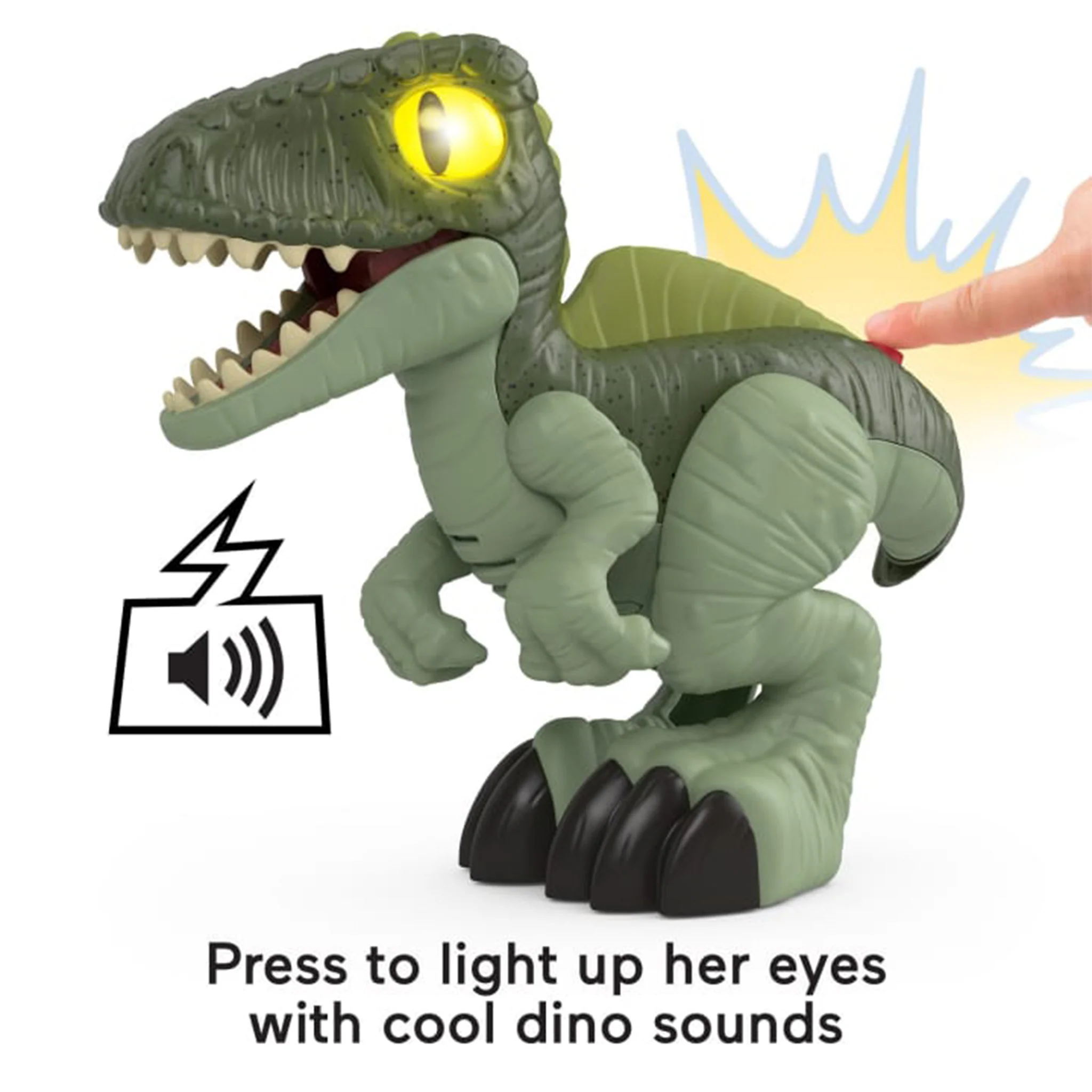 Jurassic World - Fisher Price Deluxe XL Dino with Light and Sound - Image 4