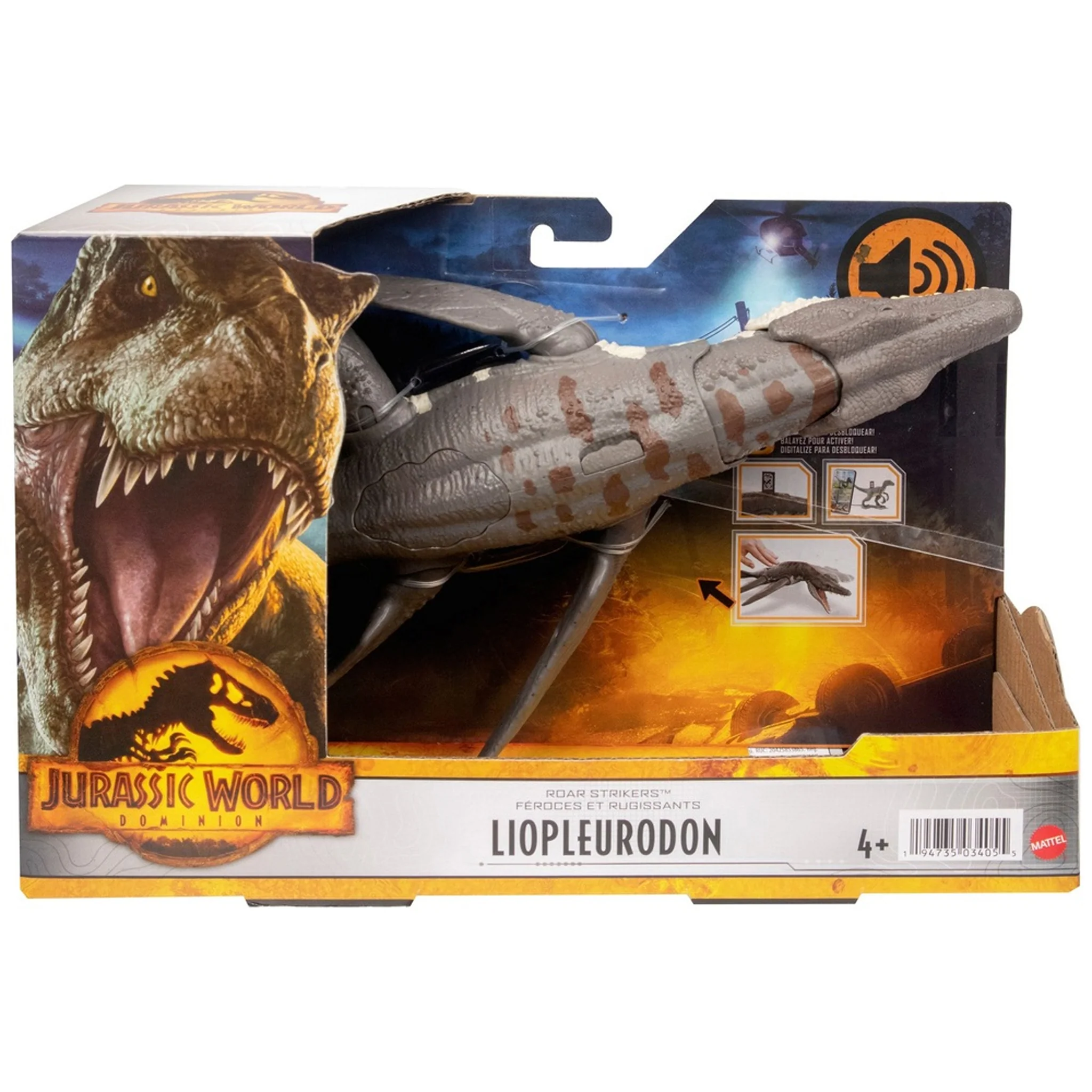 Jurassic World Roar Strikers Liopleurodon - Image 7