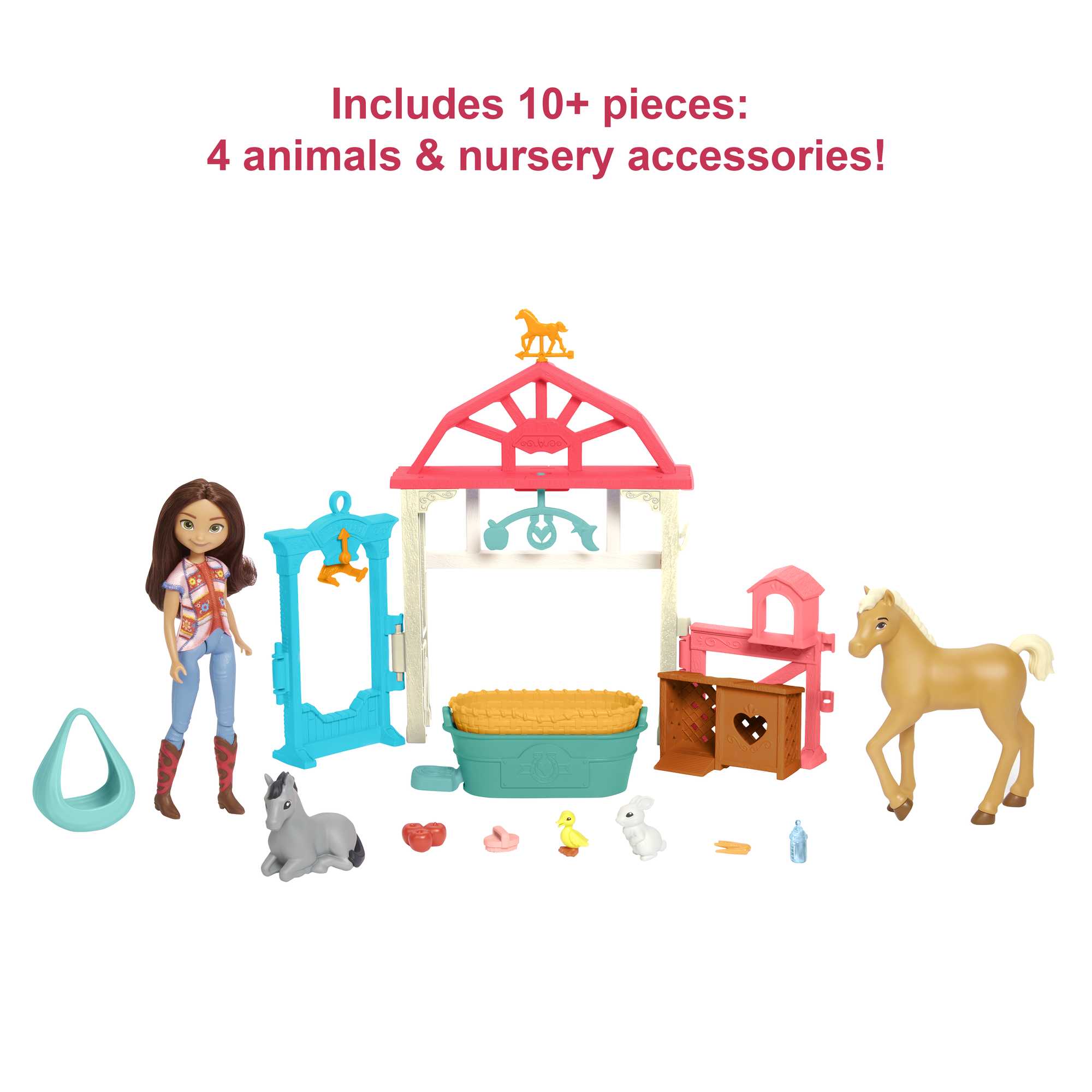 Mattel Dreamworks Spirit Lucky's Foal Nursery Playset - Image 3