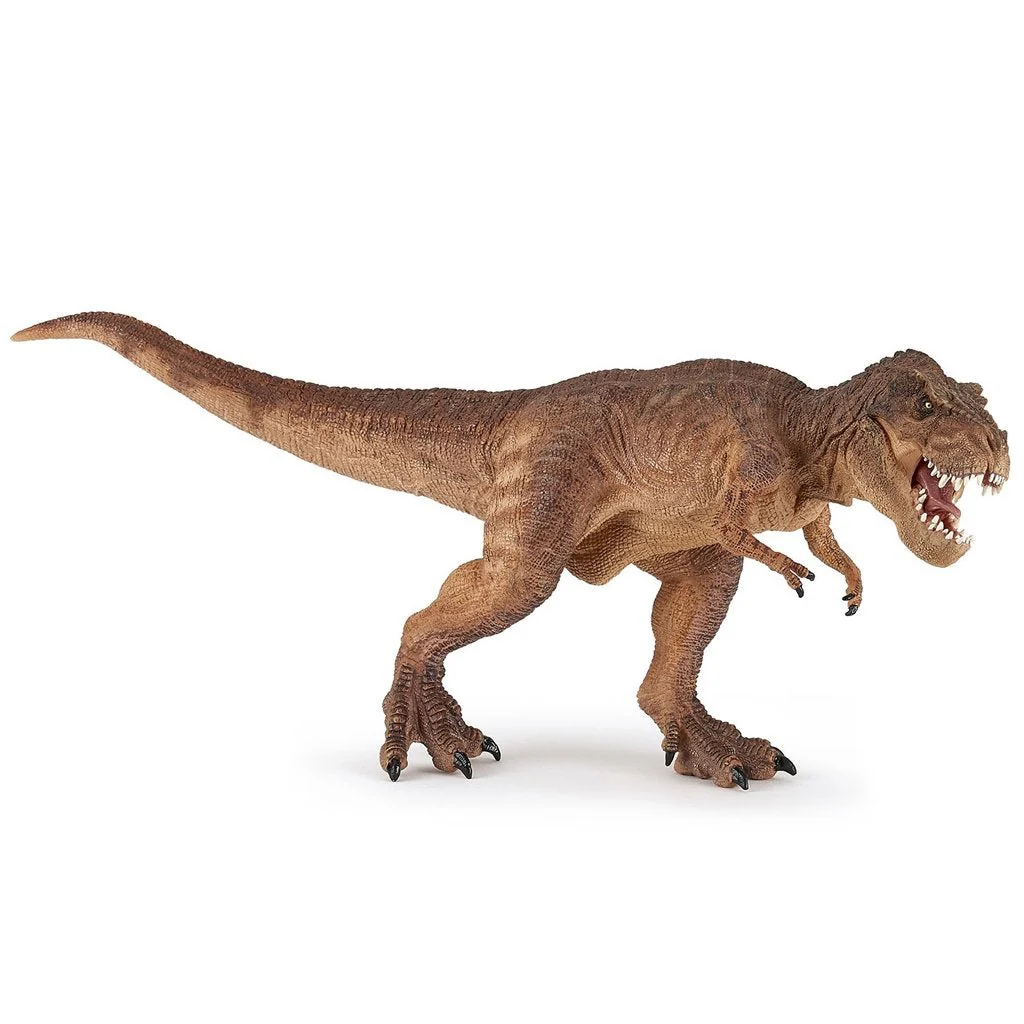 Papo Brown running Tyrannosaurus Rex