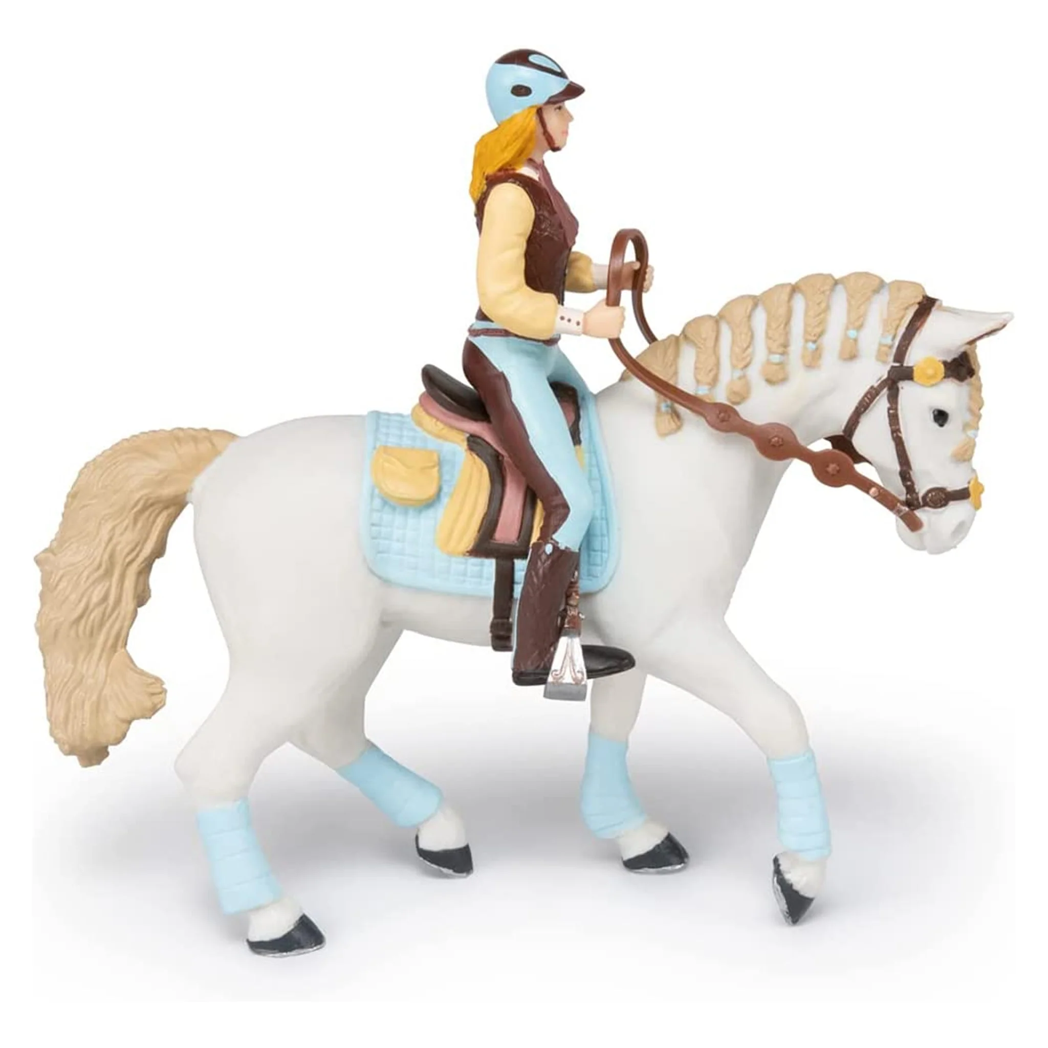 Papo Trendy Riding Woman Blue - Image 2