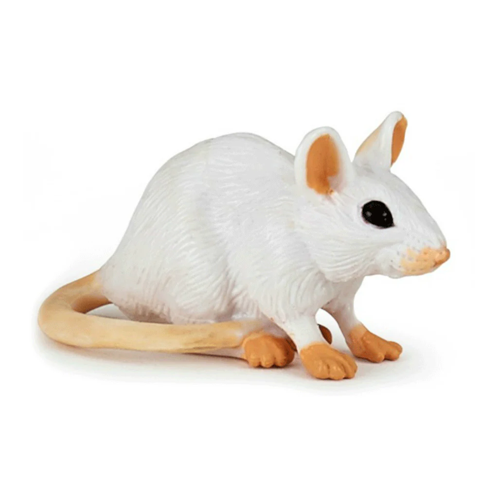 Papo White Mouse