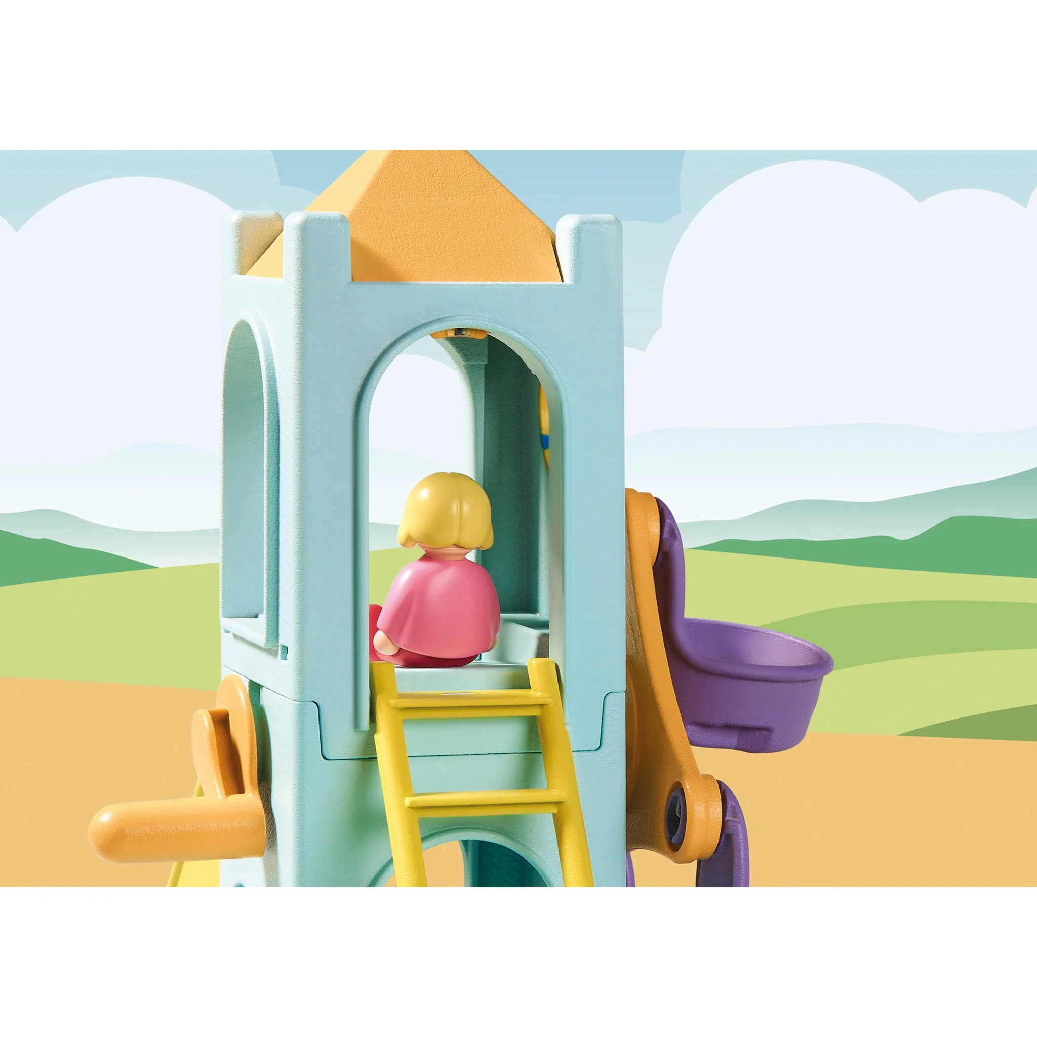 Playmobil 1.2.3 Adventure Tower with Ice cream Booth - Pre Sale - Image 4