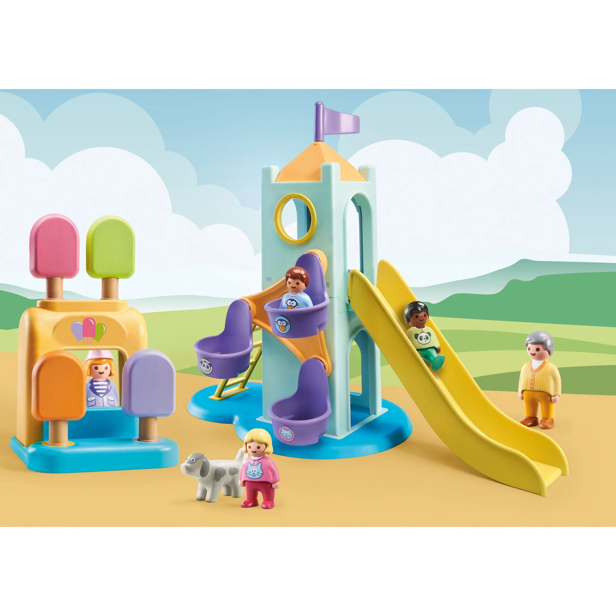 Playmobil 1.2.3 Adventure Tower with Ice cream Booth - Pre Sale - Image 7