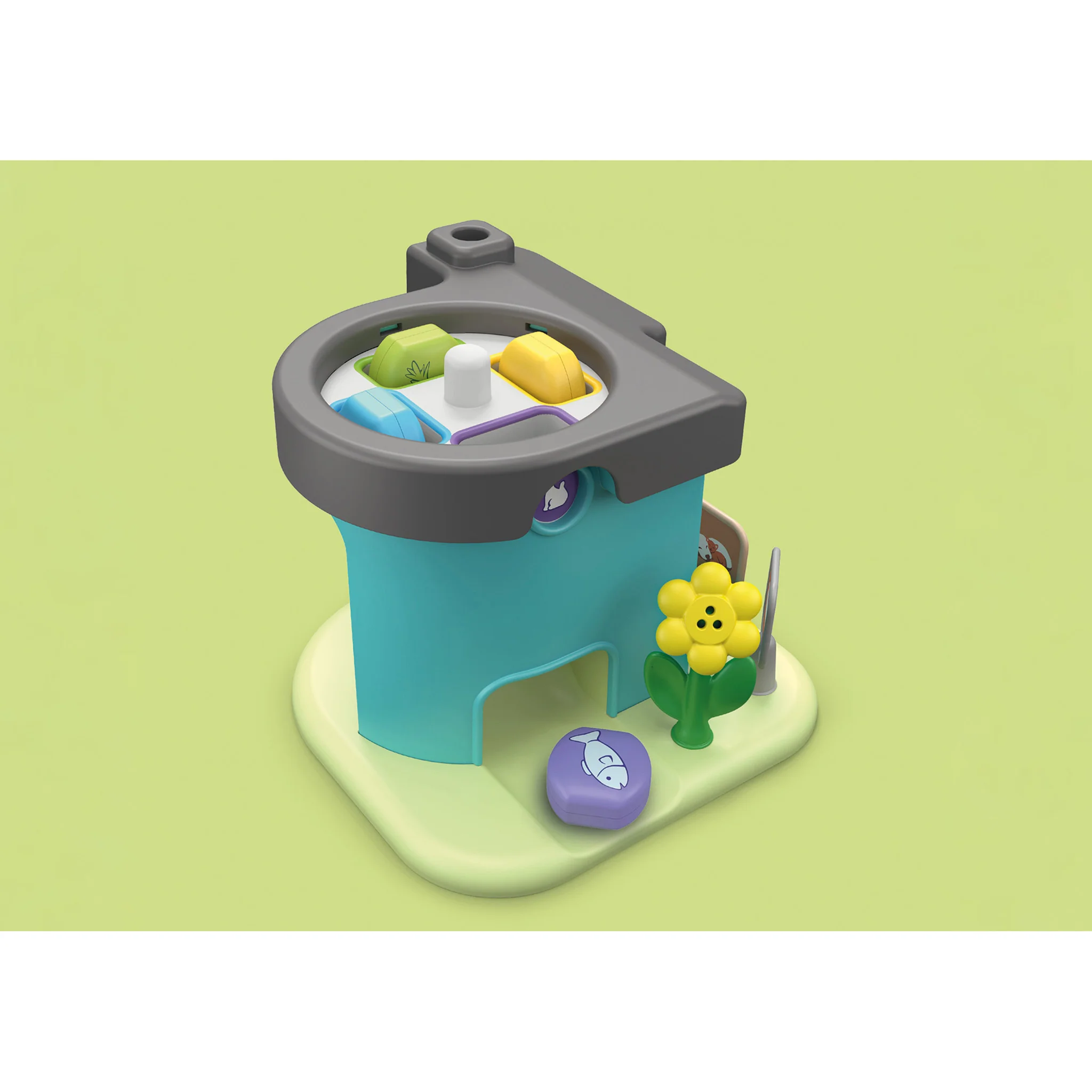 Playmobil 1.2.3. Animal Kennels with Treat Dispenser - Image 8