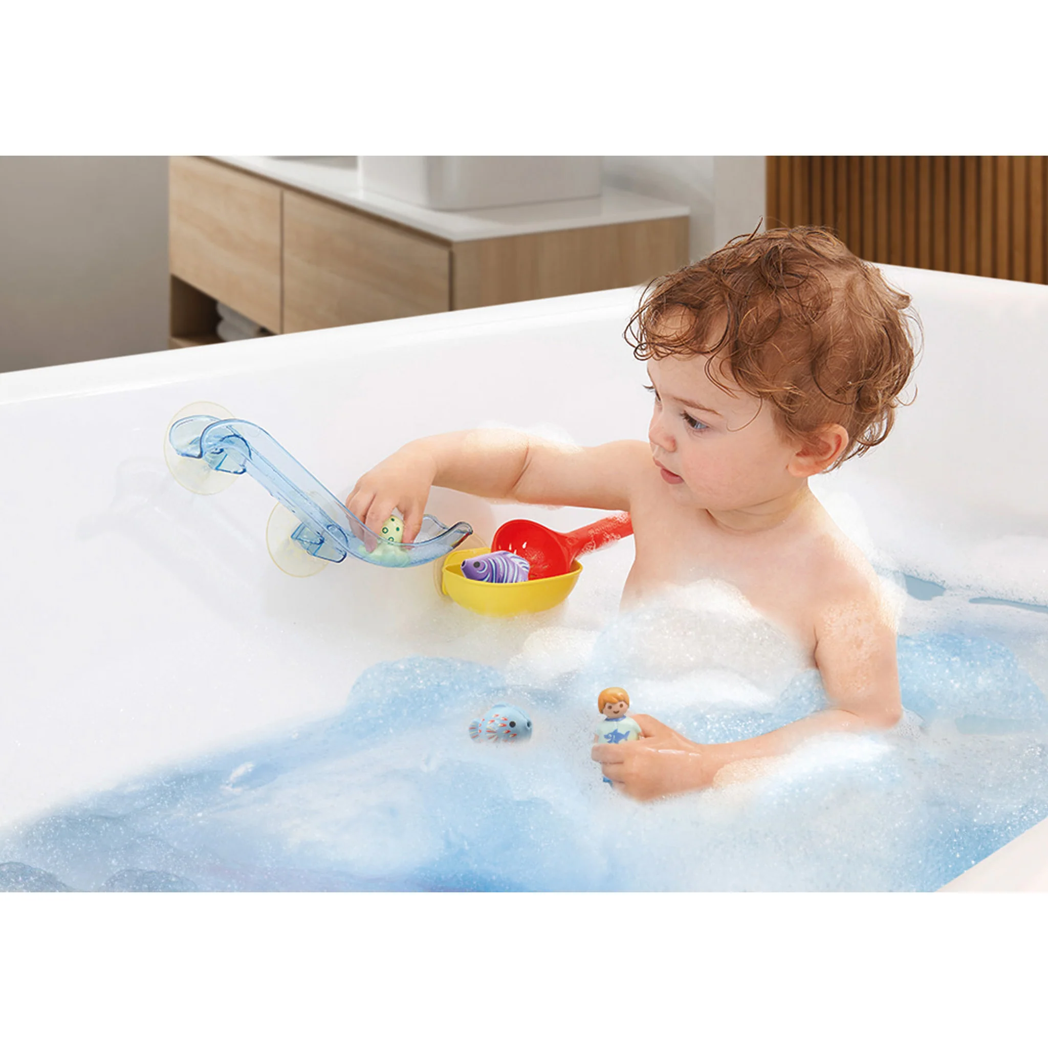 Playmobil 1.2.3. Aqua Water Slide with Sea Animals - Image 4