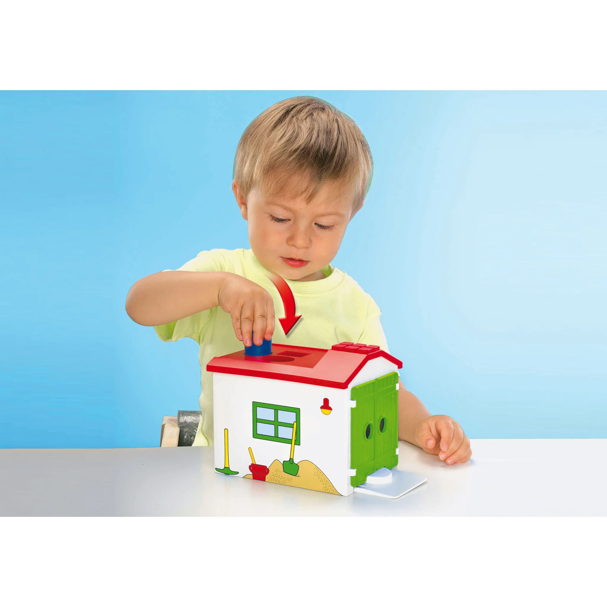 Playmobil 1.2.3 Construction Truck with Garage - Image 4