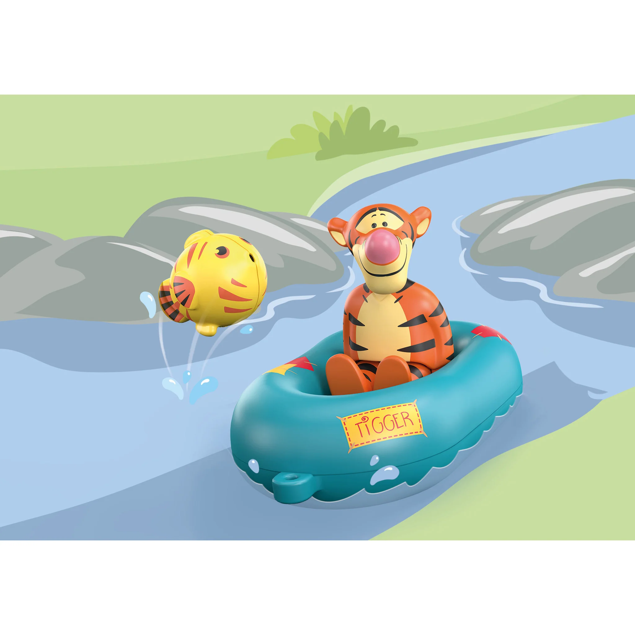 Playmobil 1.2.3 & Disney: Tigger's Rubber Boat Ride - Image 2