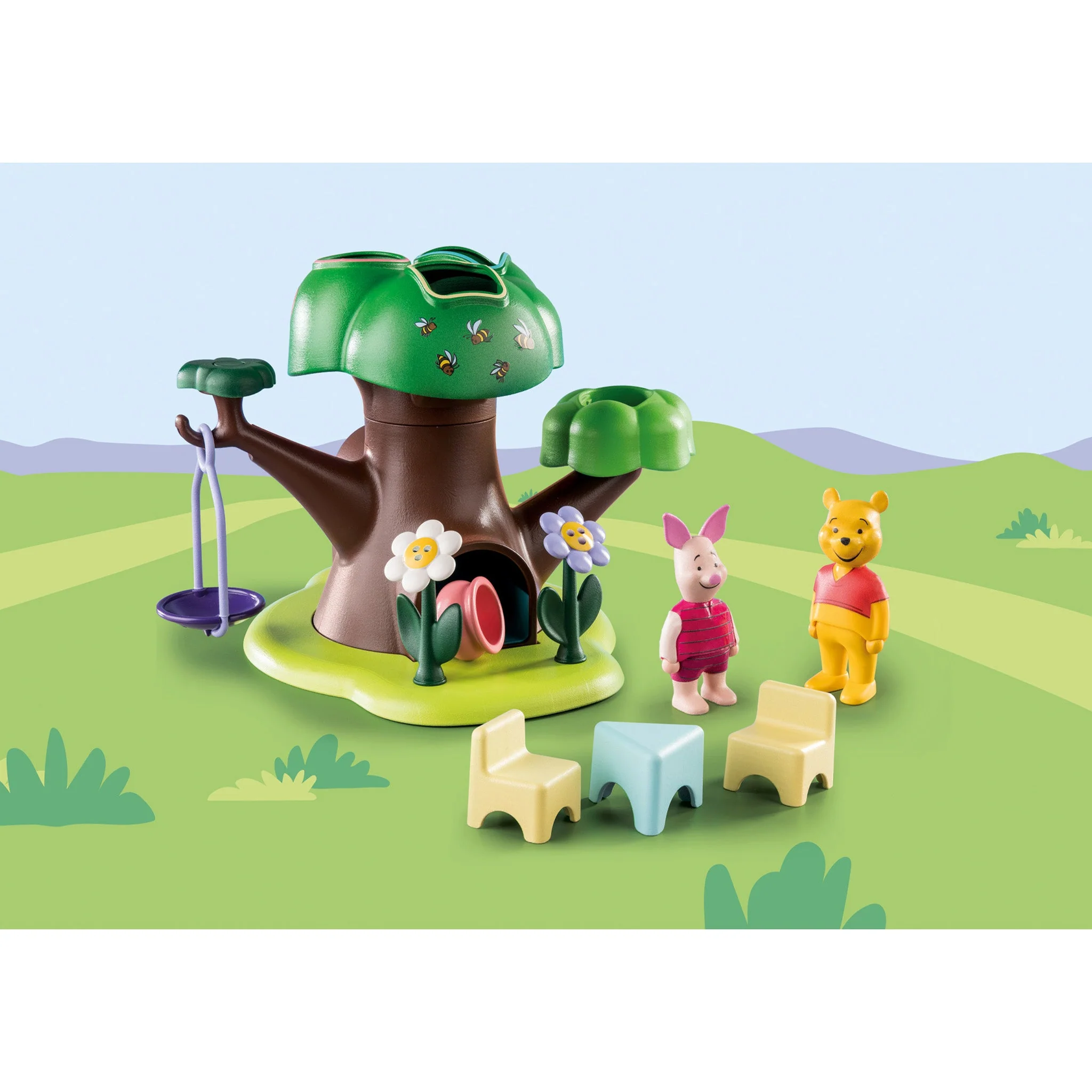 Playmobil 1.2.3. & Disney: Winnie's & Piglet's Tree House - Pre Sale - Image 3