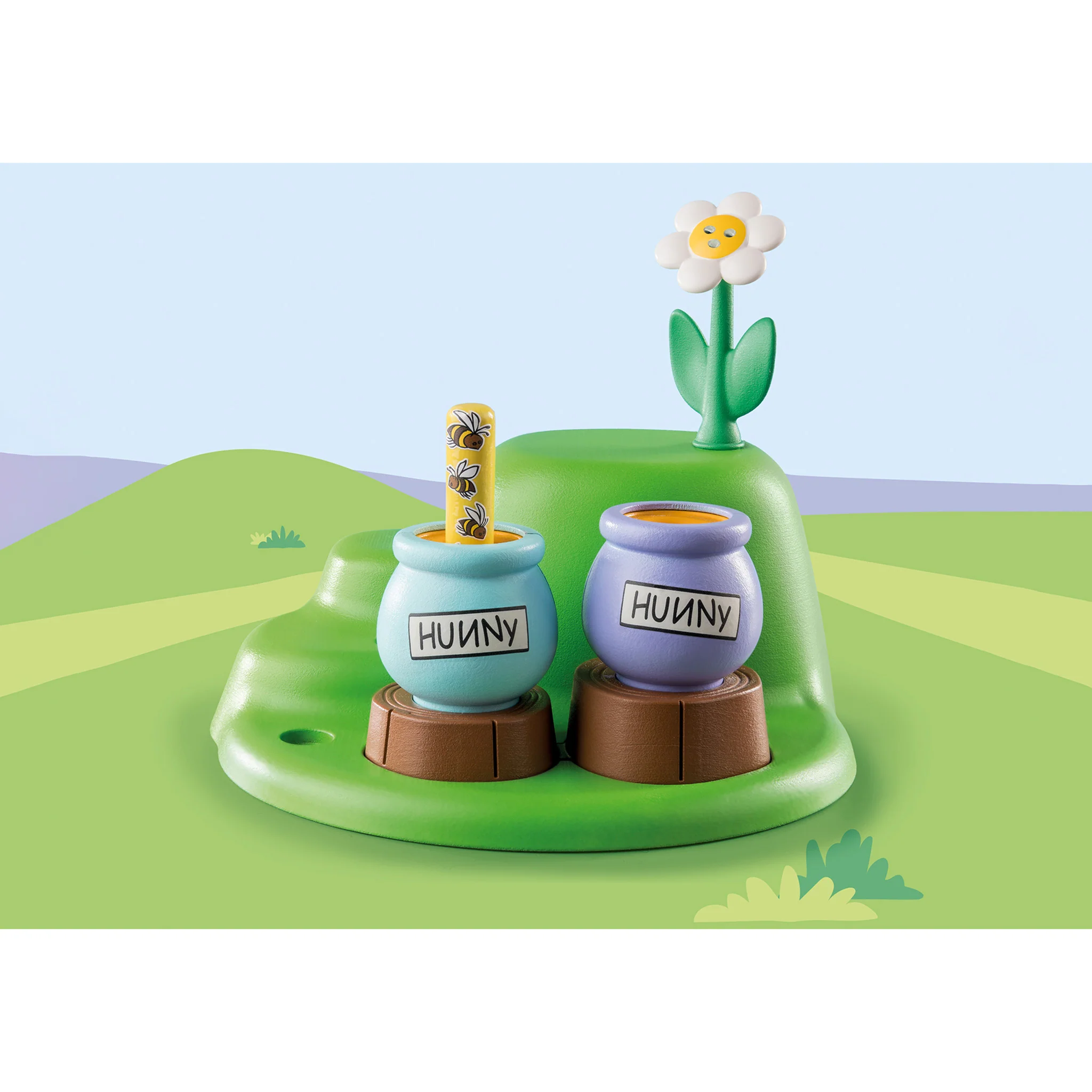 Playmobil 1.2.3 & Disney: Winnie's & Tigger's Bee Garden - Image 4