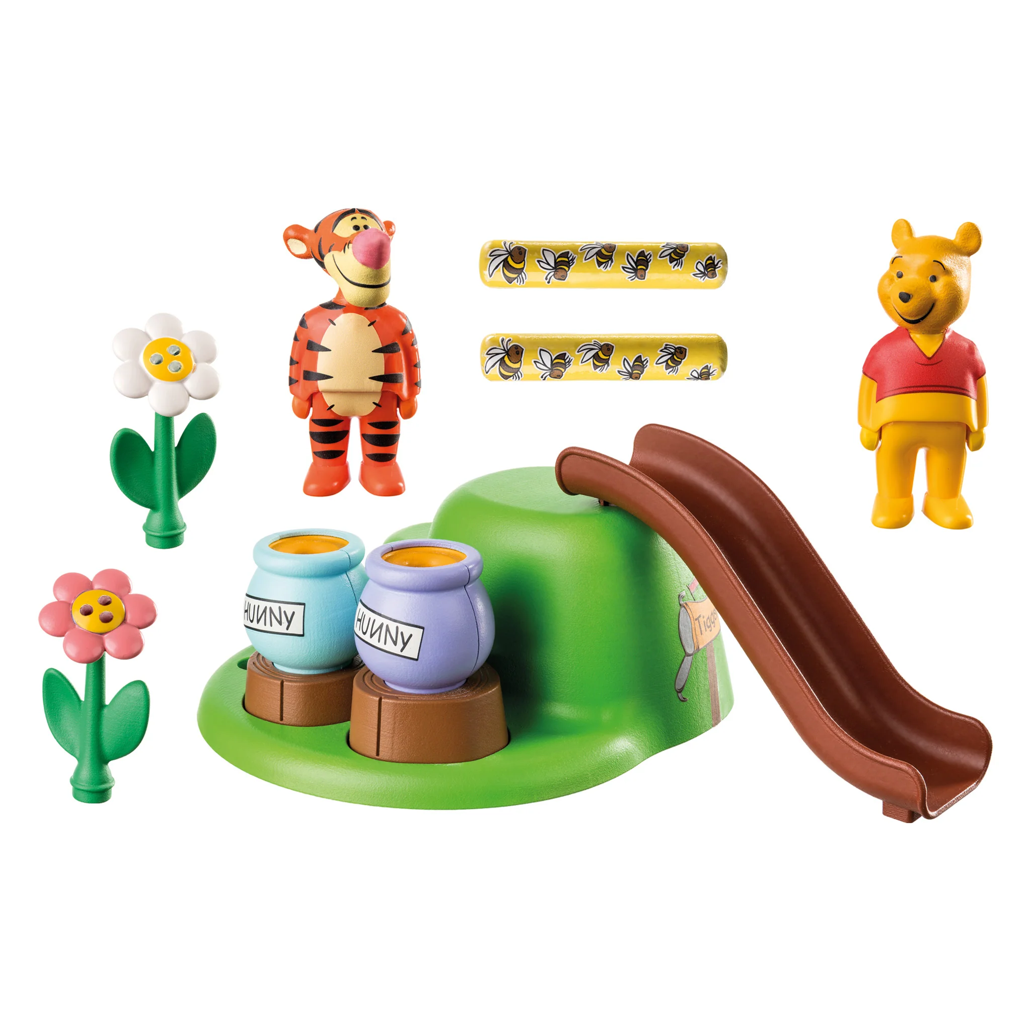 Playmobil 1.2.3 & Disney: Winnie's & Tigger's Bee Garden - Image 5