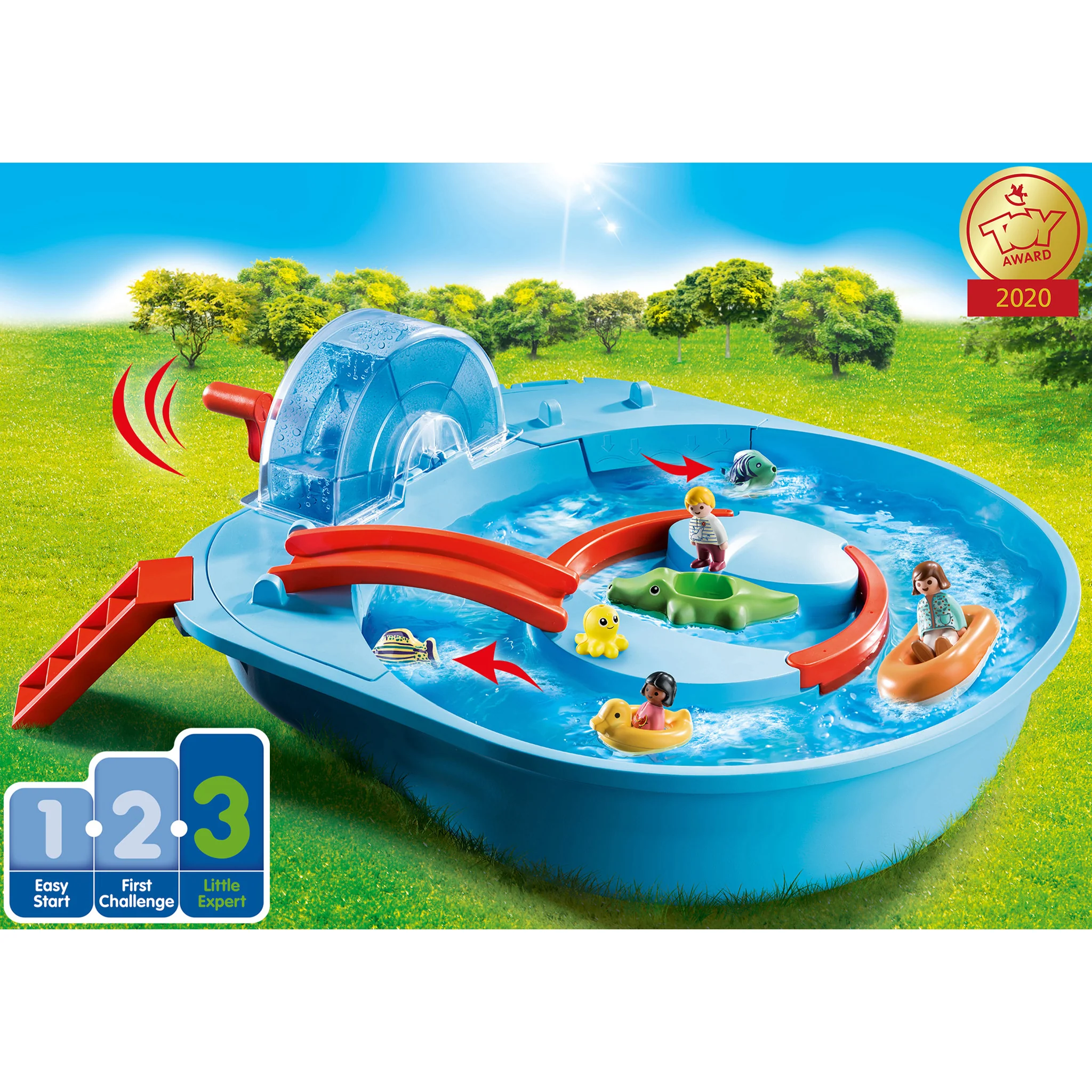 Playmobil 1.2.3. Splish Splash Water Park - Image 2