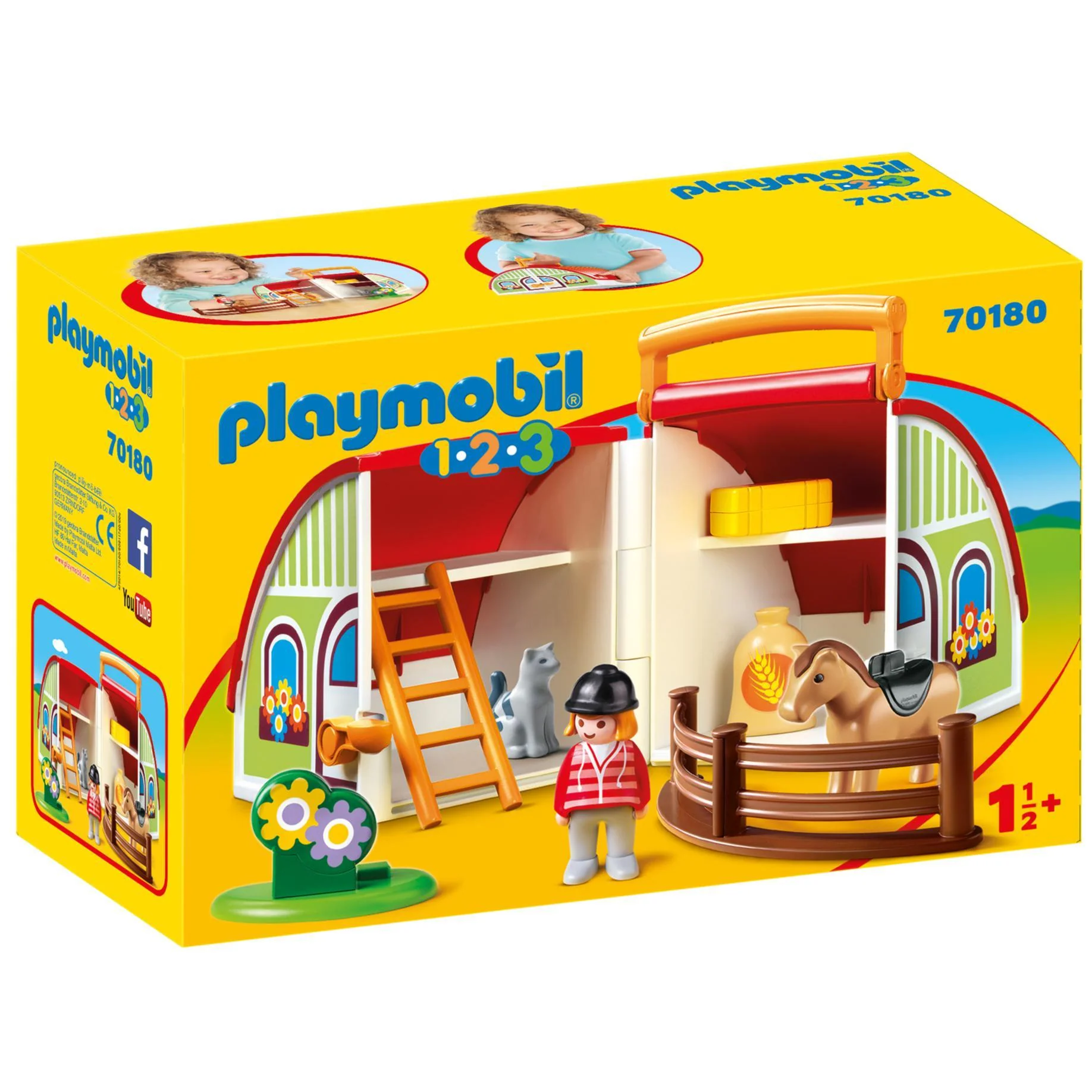 Playmobil 1.2.3. Take Along Farm