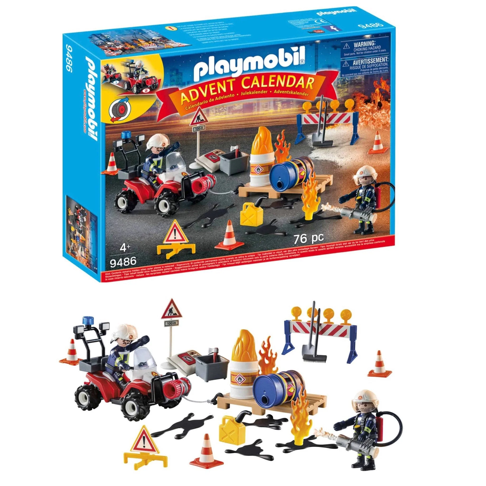 Playmobil Advent Calendar Fire Rescue - Sleeve Damage - Image 3