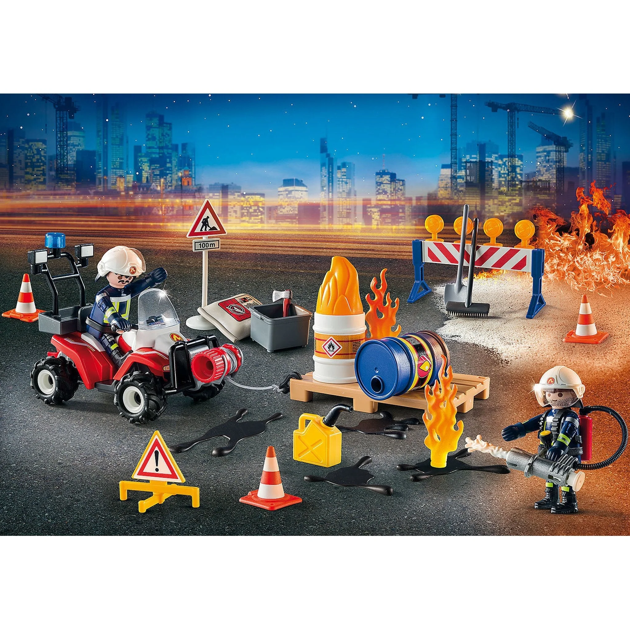 Playmobil Advent Calendar Fire Rescue - Sleeve Damage - Image 4