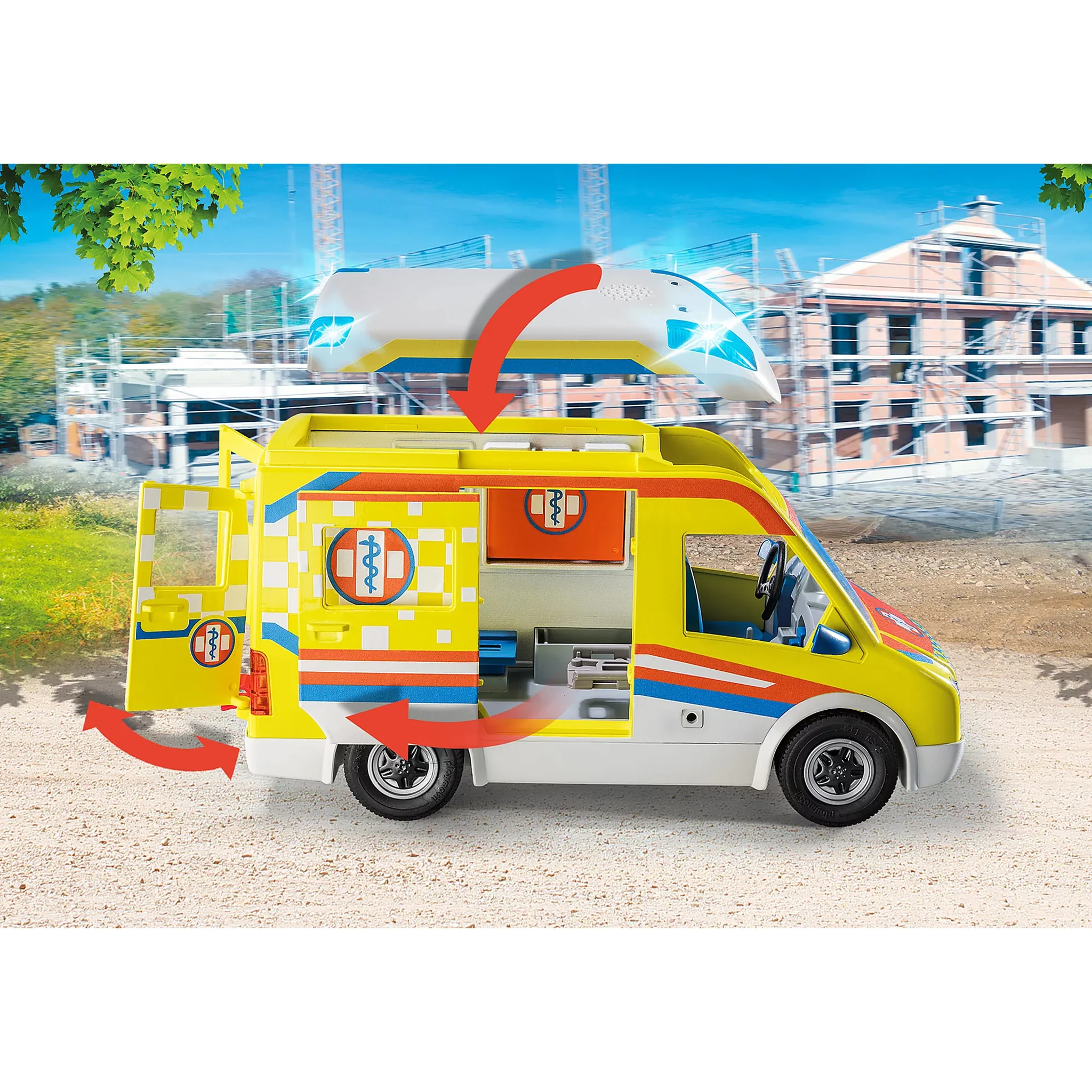 Playmobil Ambulance with Lights and Sound - Image 4
