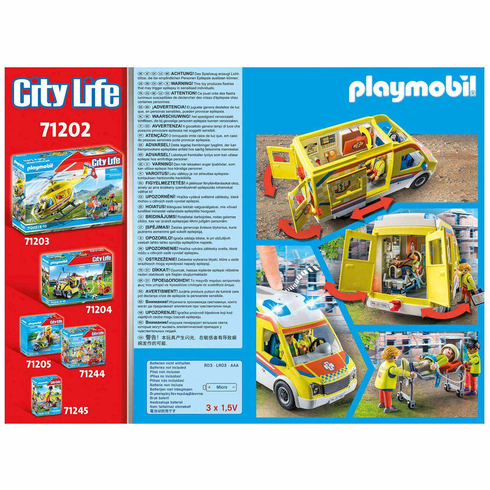 Playmobil Ambulance with Lights and Sound - Image 8