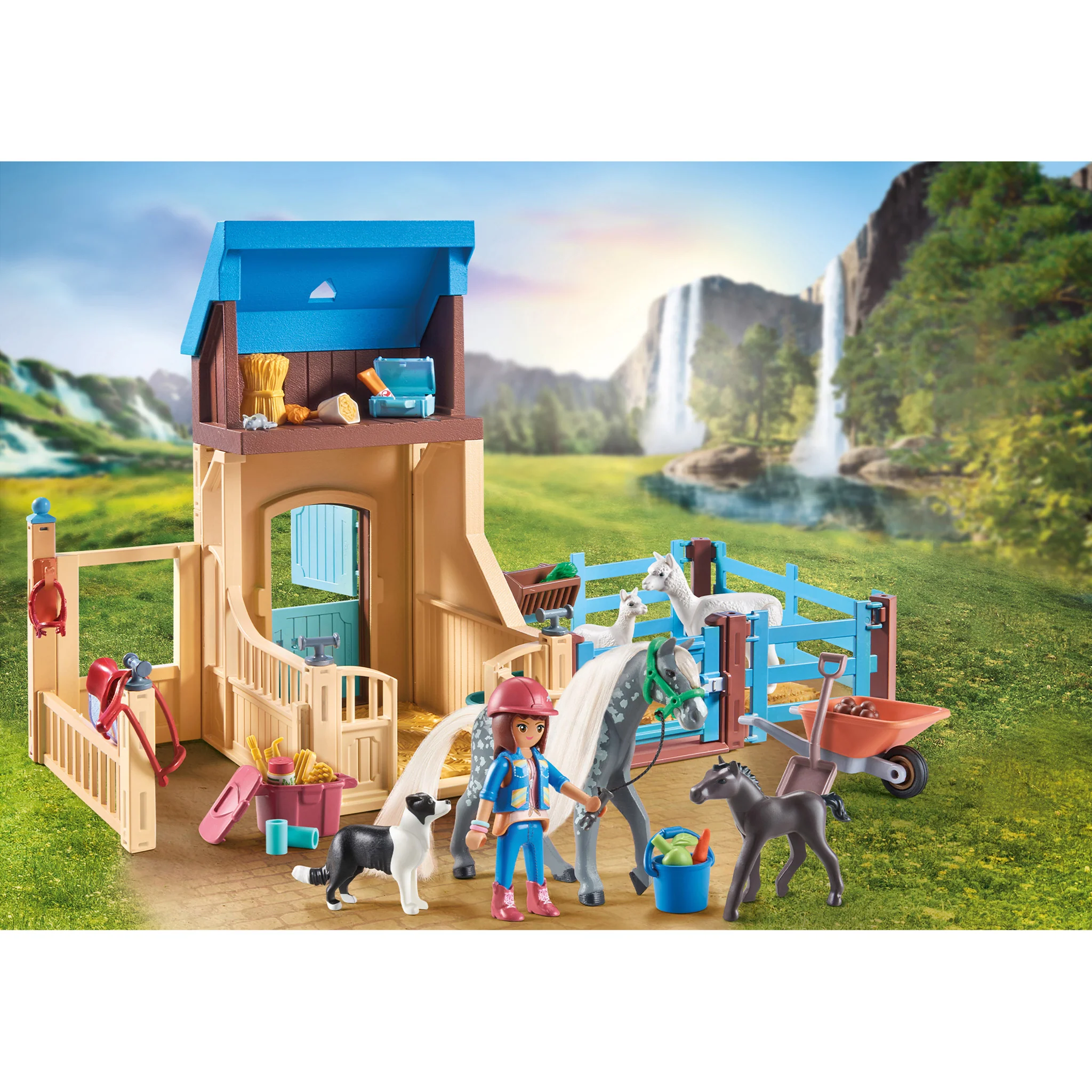 Playmobil Amelia & Whisper with Horse Box - Image 2