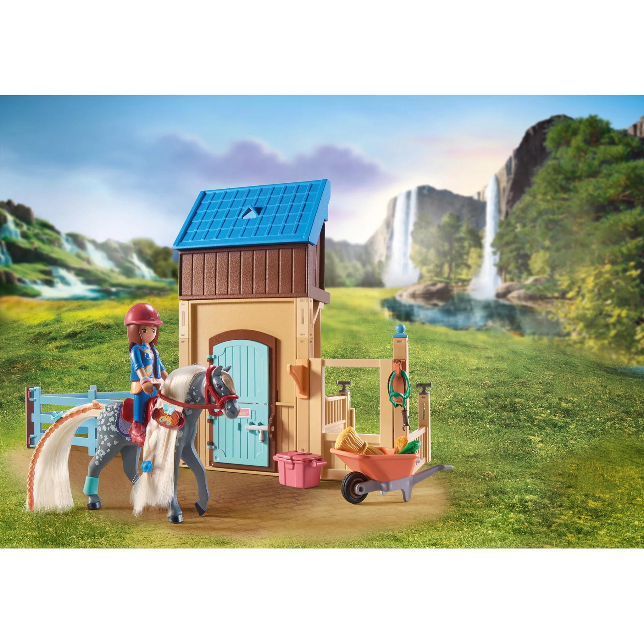 Playmobil Amelia & Whisper with Horse Box - Image 3