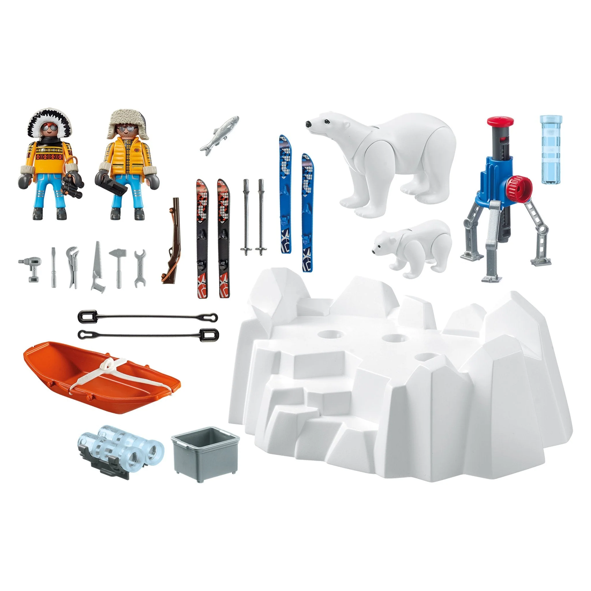 Playmobil Arctic Explorer with Polar Bears - Image 2