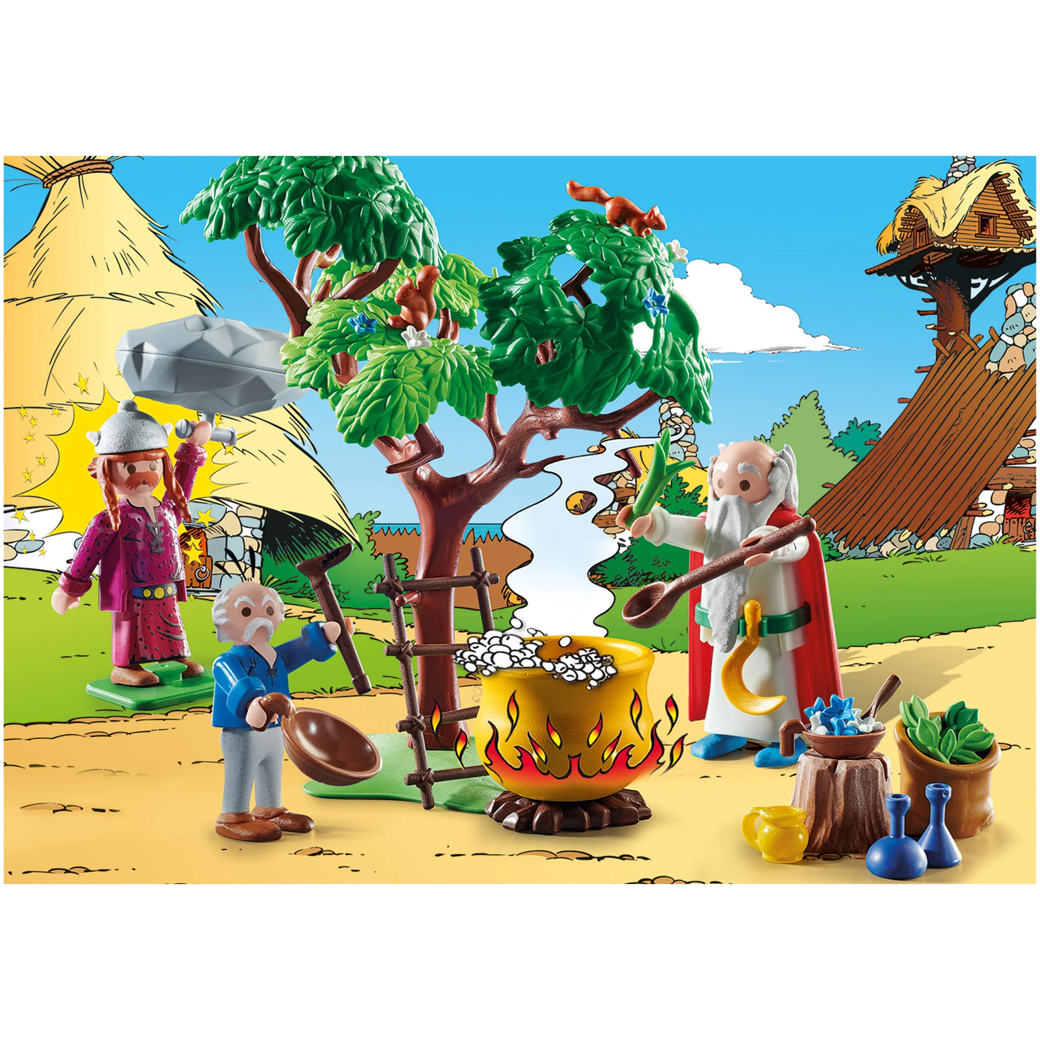 Playmobil Asterix: Getafix with the Cauldron of Magic Potion - Image 3