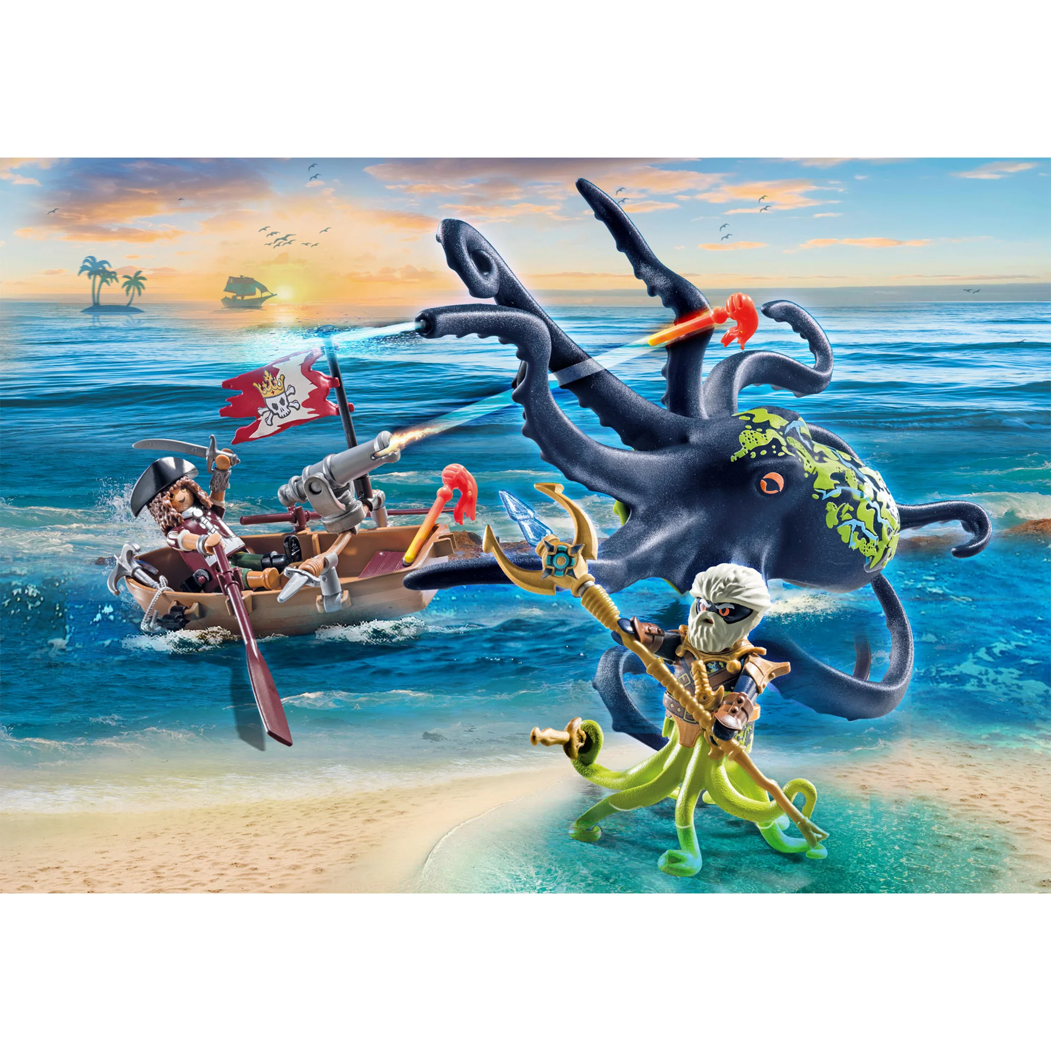 Playmobil Battle Against the Giant Octopus - Image 4