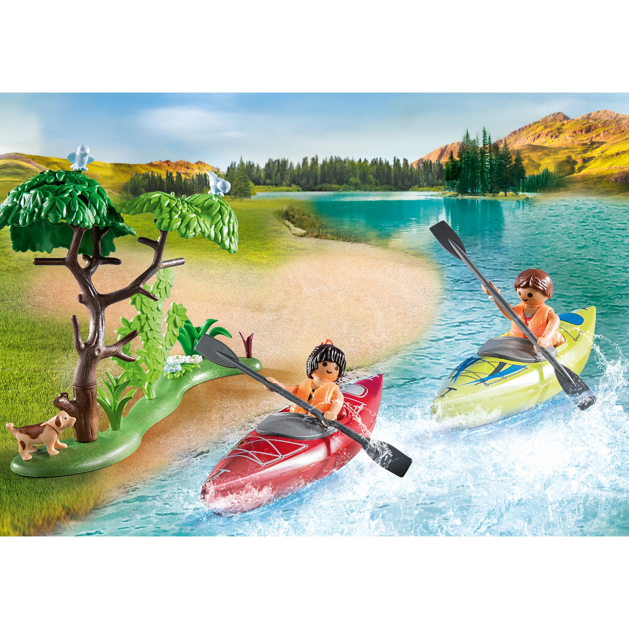 Playmobil Camping with Campfire - Image 3