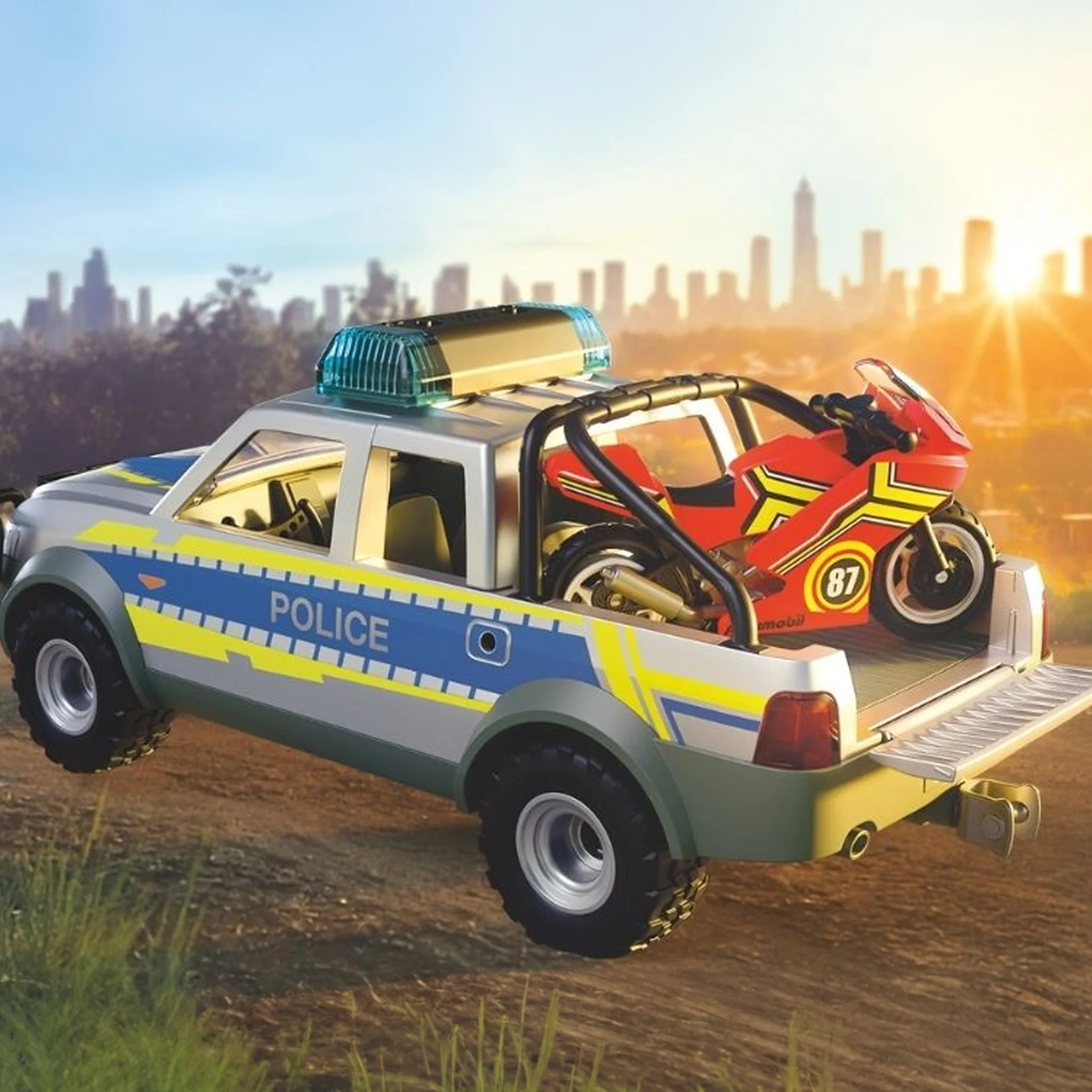Playmobil Chase with Pick-up Truck - Image 3