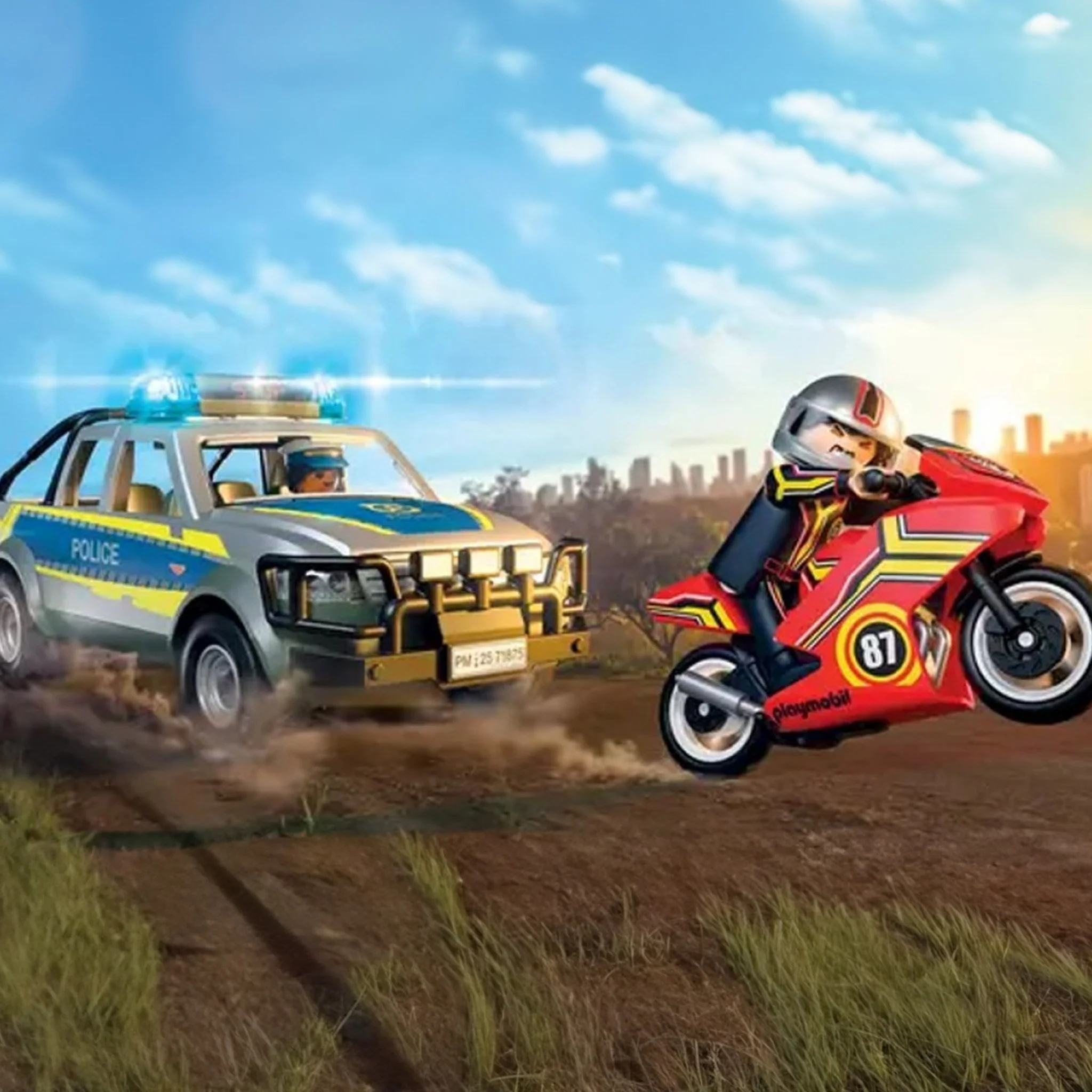 Playmobil Chase with Pick-up Truck - Image 4