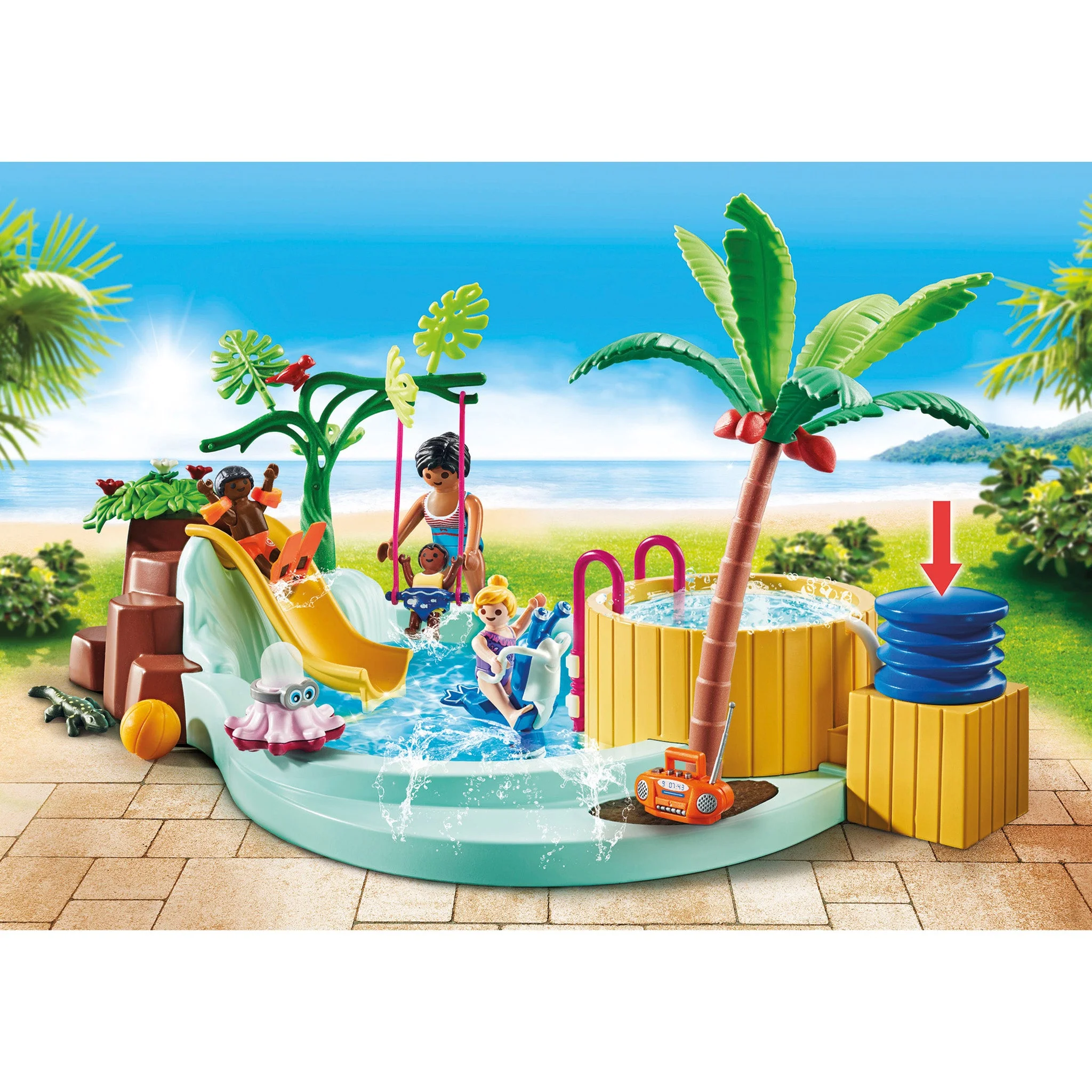 Playmobil Children's Pool with Whirlpool - Pre Sale - Image 2