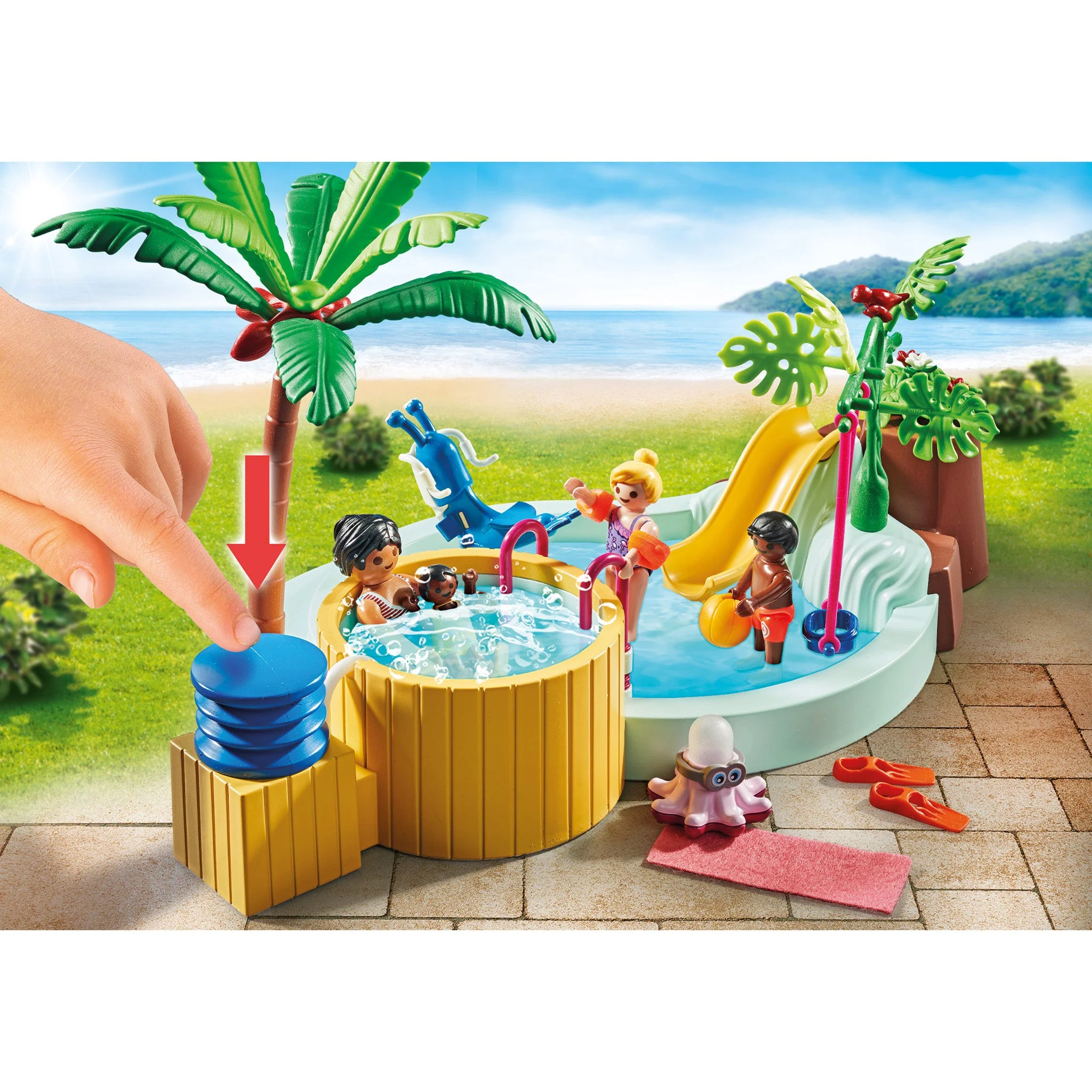 Playmobil Children's Pool with Whirlpool - Pre Sale - Image 3
