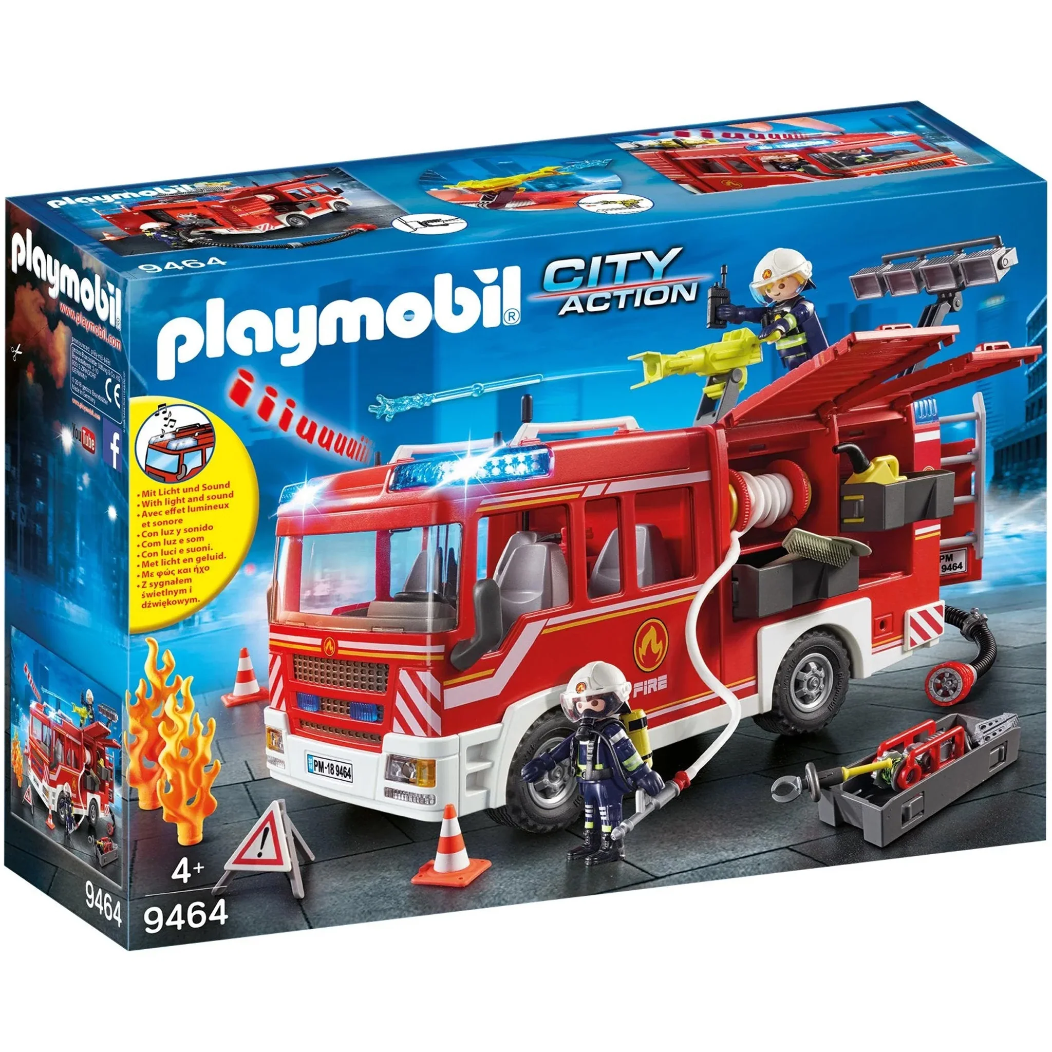 Playmobil City Action Fire Engine - Damaged Box