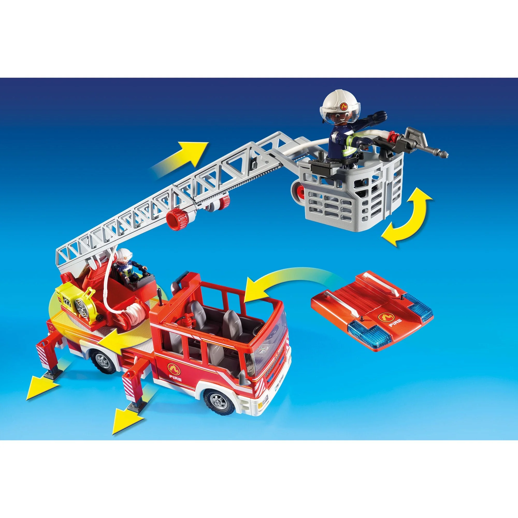 Playmobil City Action Fire Ladder Unit - Image 3