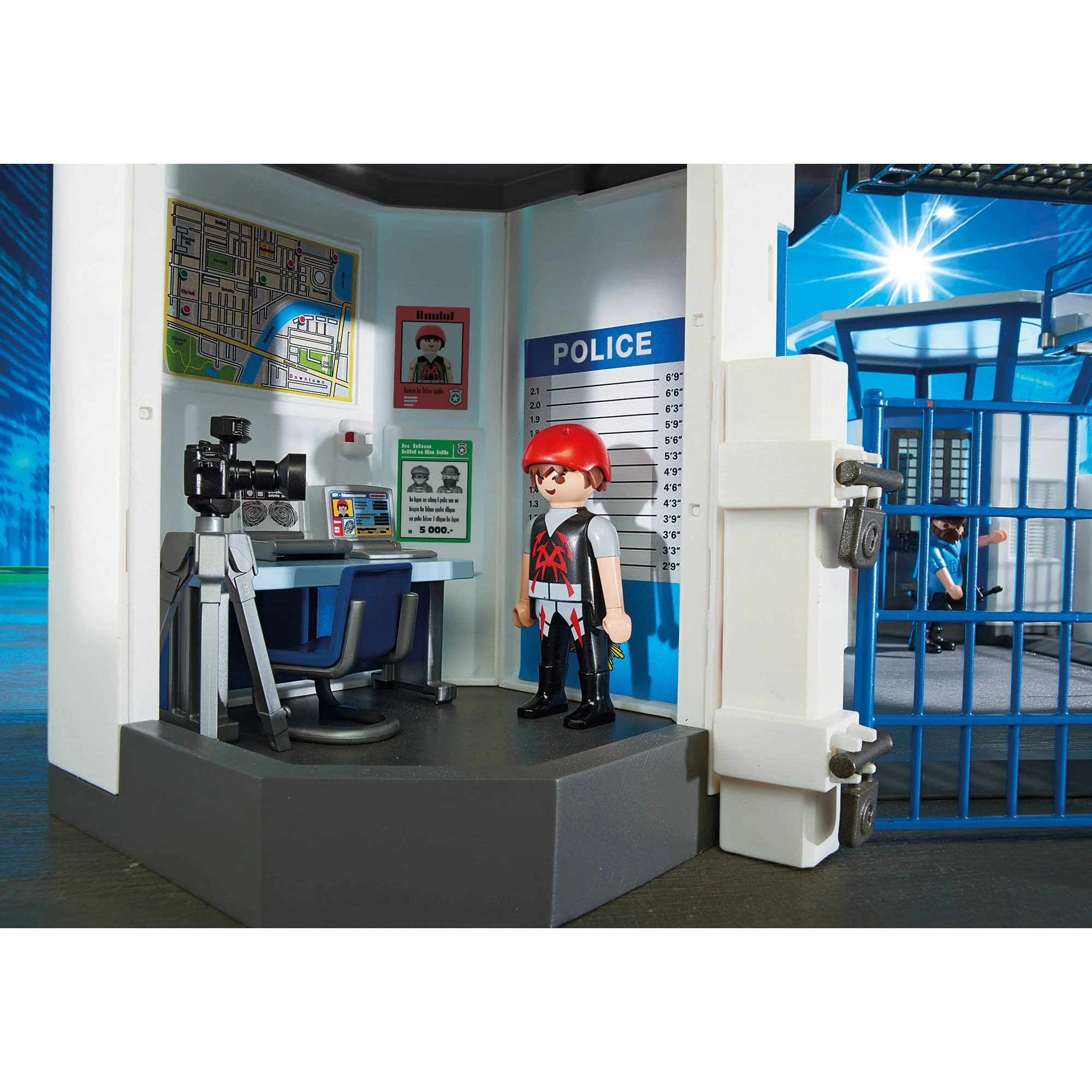 Playmobil City Action Police Headquarters with Prison - Image 3