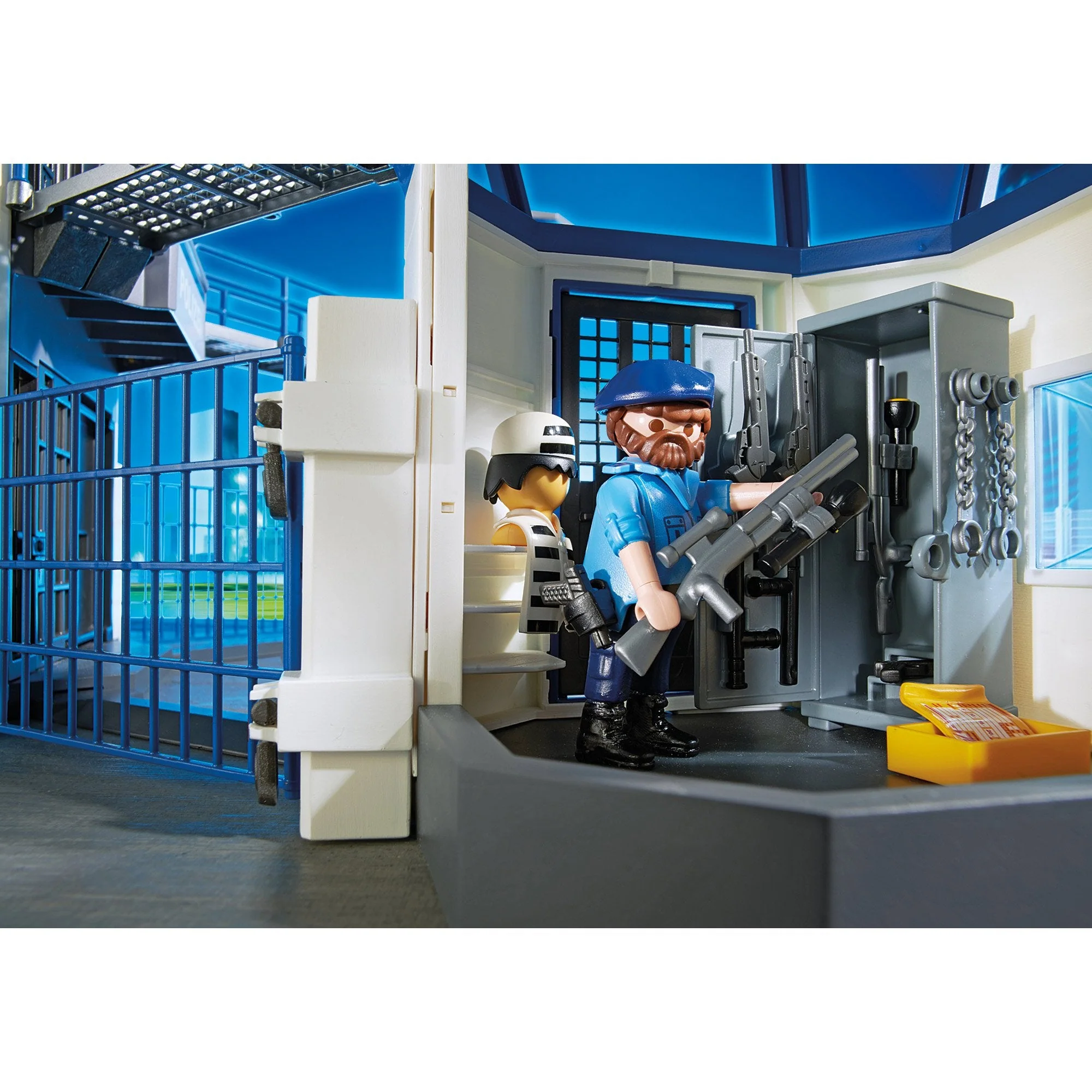 Playmobil City Action Police Headquarters with Prison - Image 4