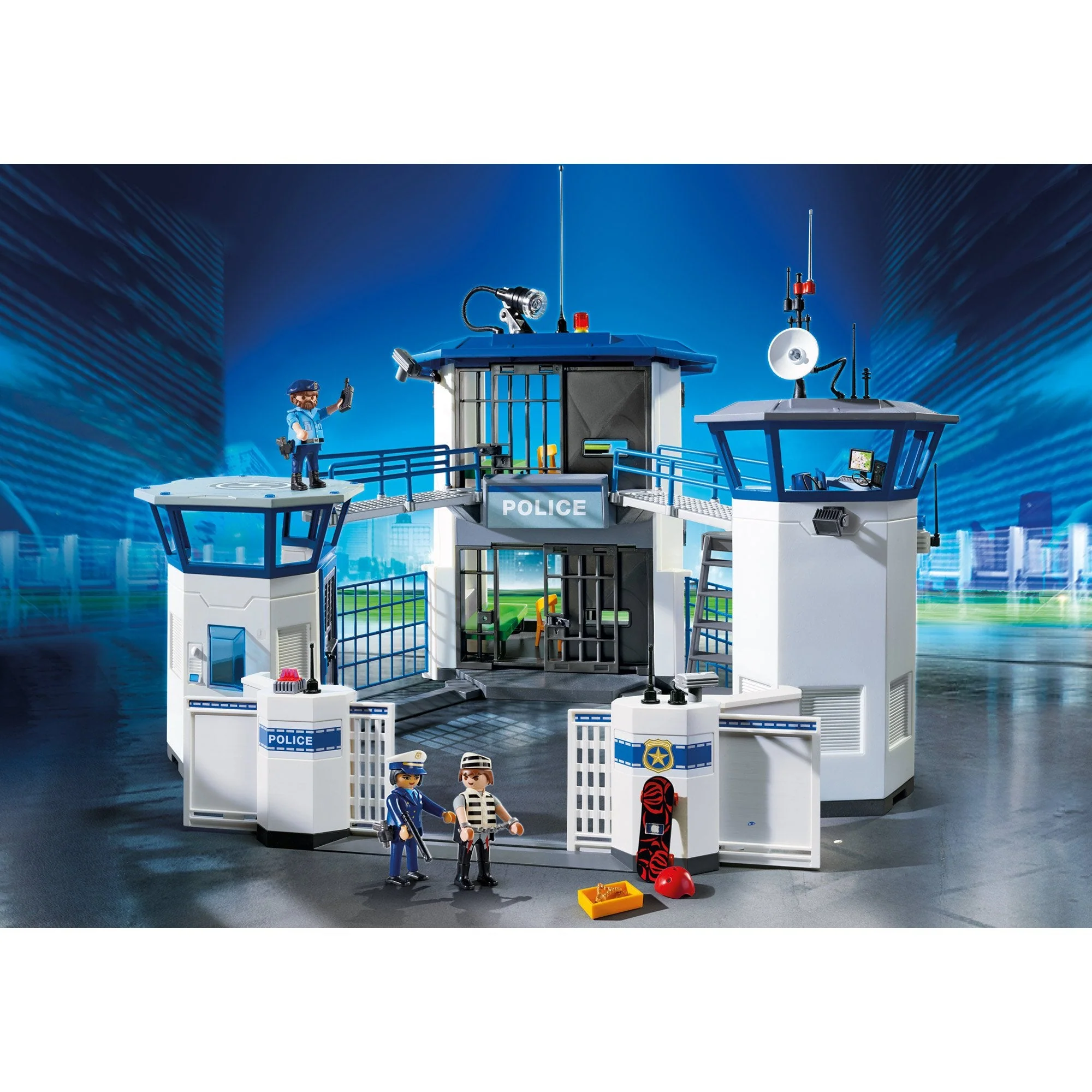 Playmobil City Action Police Headquarters with Prison - Image 9