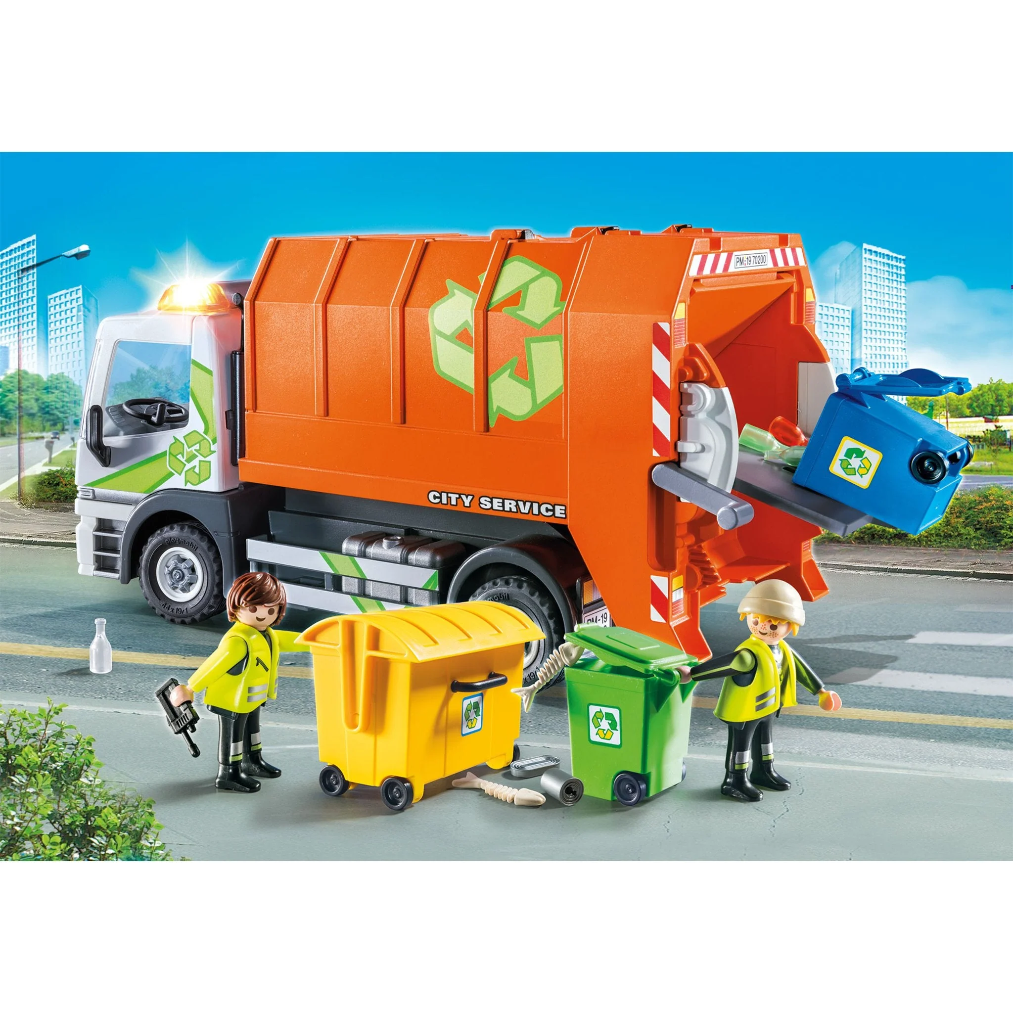 Playmobil City Life Recycling Truck - Image 4