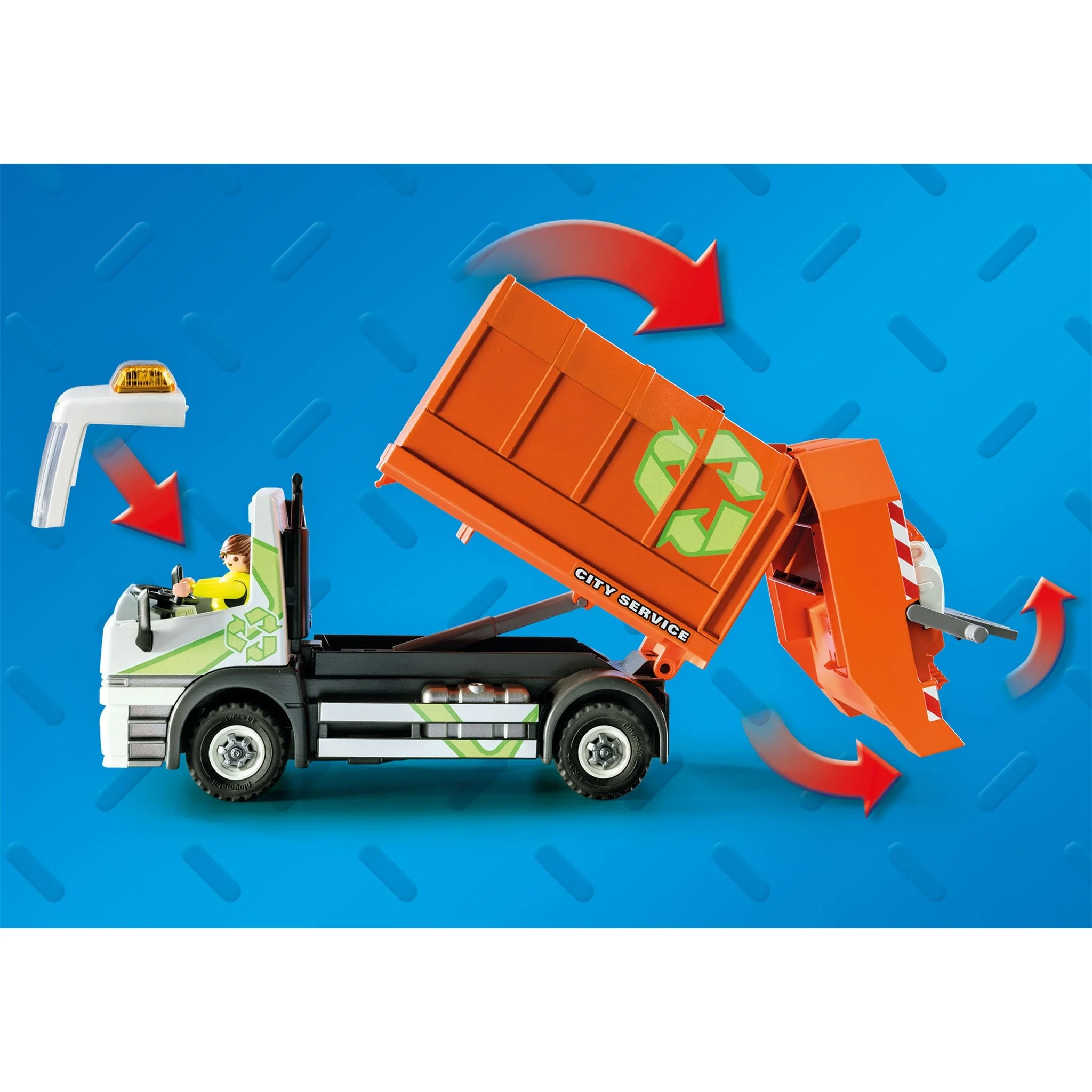 Playmobil City Life Recycling Truck - Image 5